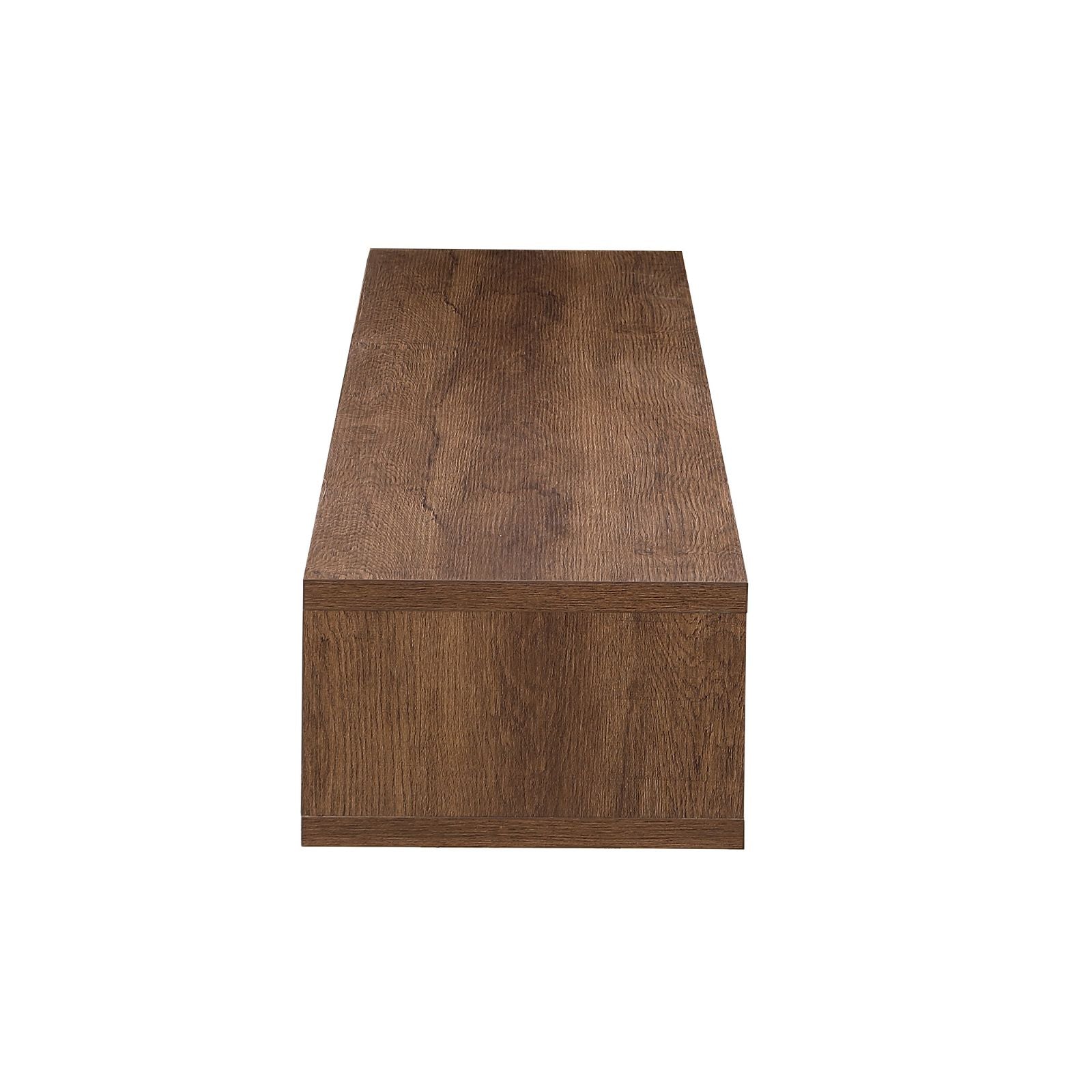 Criterion 2000mm Dark Oak Wall Mount TV Stand - Modern Air Entertainment Cabinet for Living Room, Bedroom & Home Theater