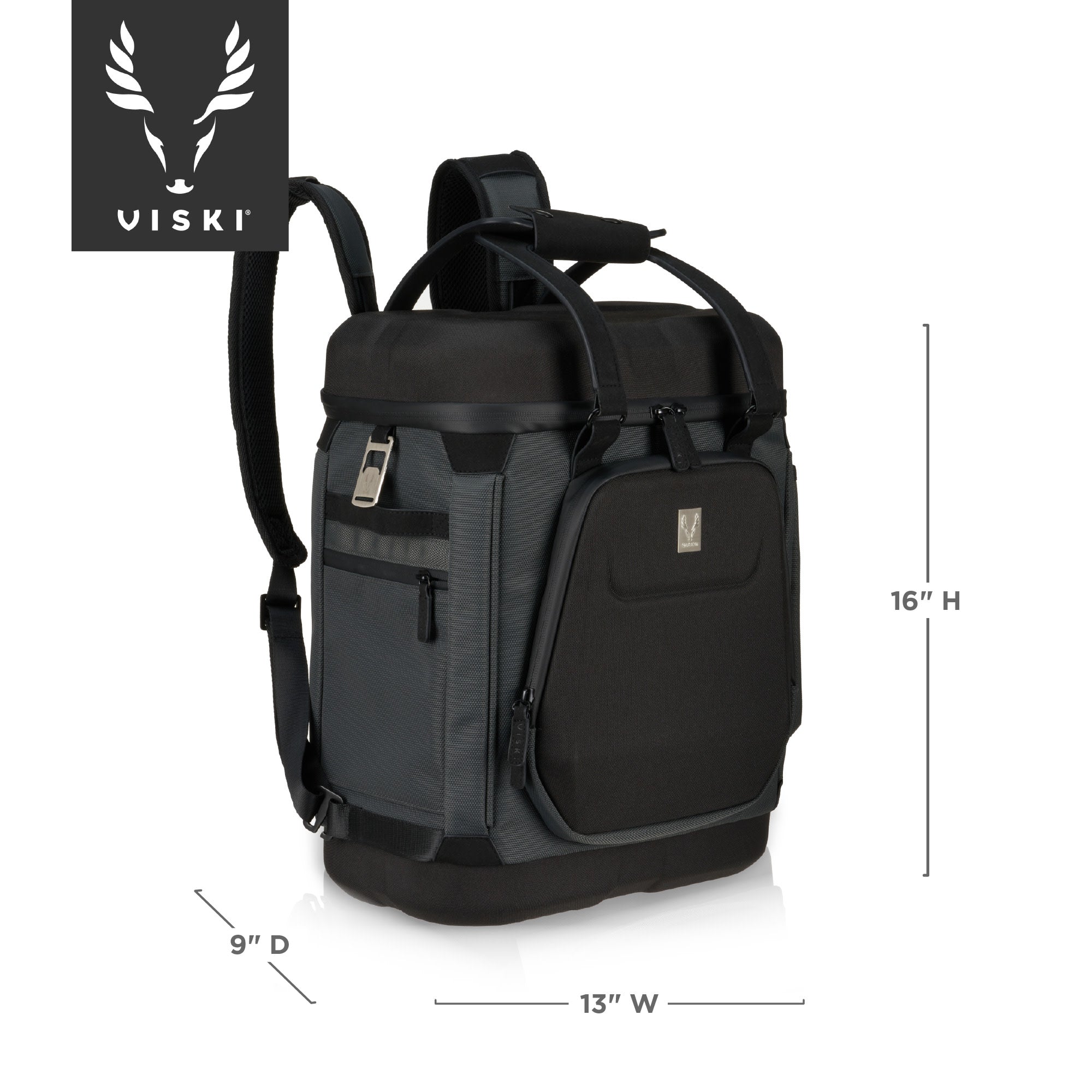 Roanoke Insulating Backpack - Black | Thermal Lunch Cooler for Work, School & Outdoor Adventures | Perfect for Hiking, Picnics & Commuting