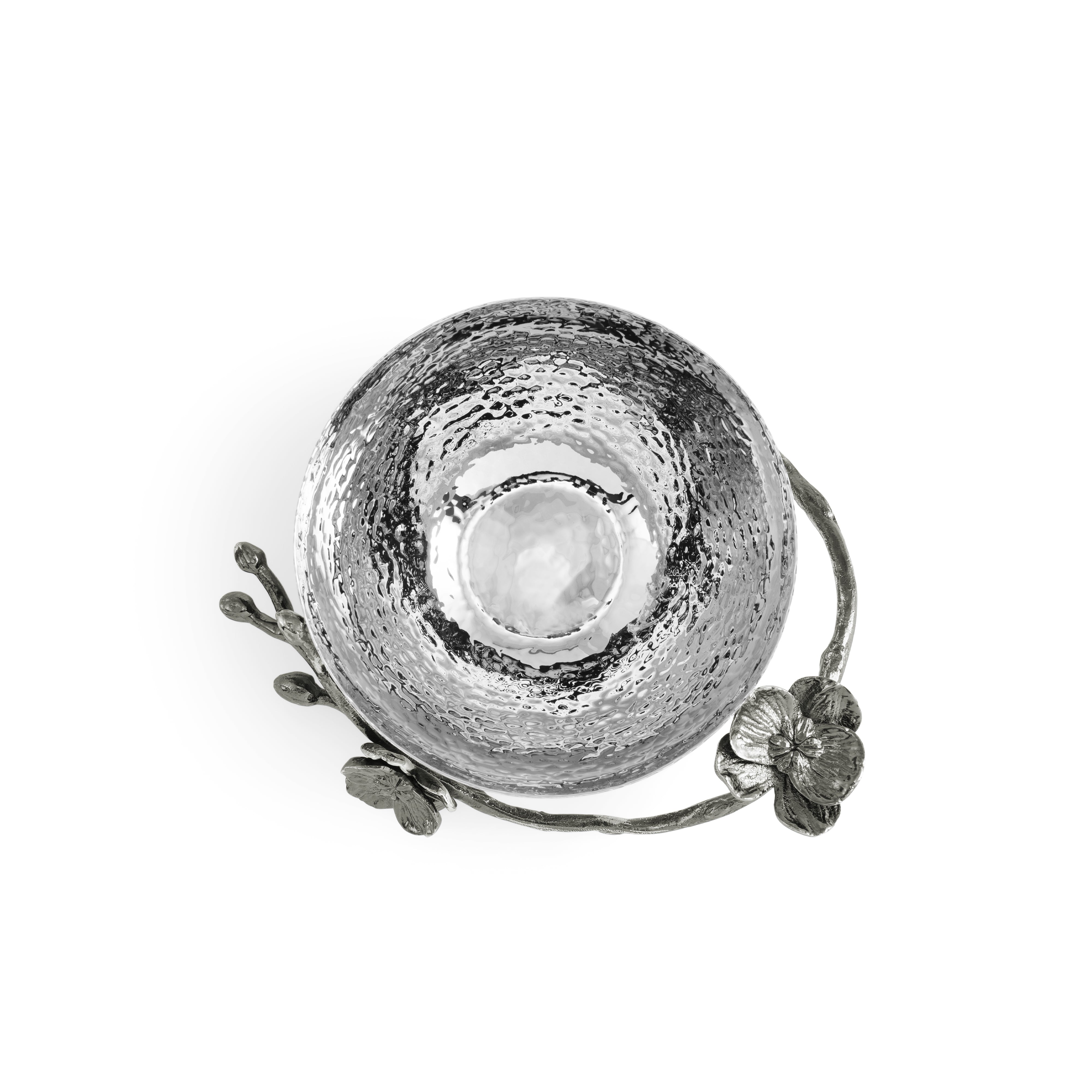 Premium Black Orchid Nut Dish - Elegant Snack Bowl for Nuts, Candy & Party Treats - Perfect for Entertaining, Home Decor & Gift Giving