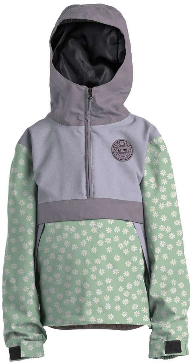 Airblaster Junior's Trenchover Pullover Shell Jacket 2023 - Waterproof & Lightweight Kids Outerwear for Skiing, Snowboarding & Winter Adventures