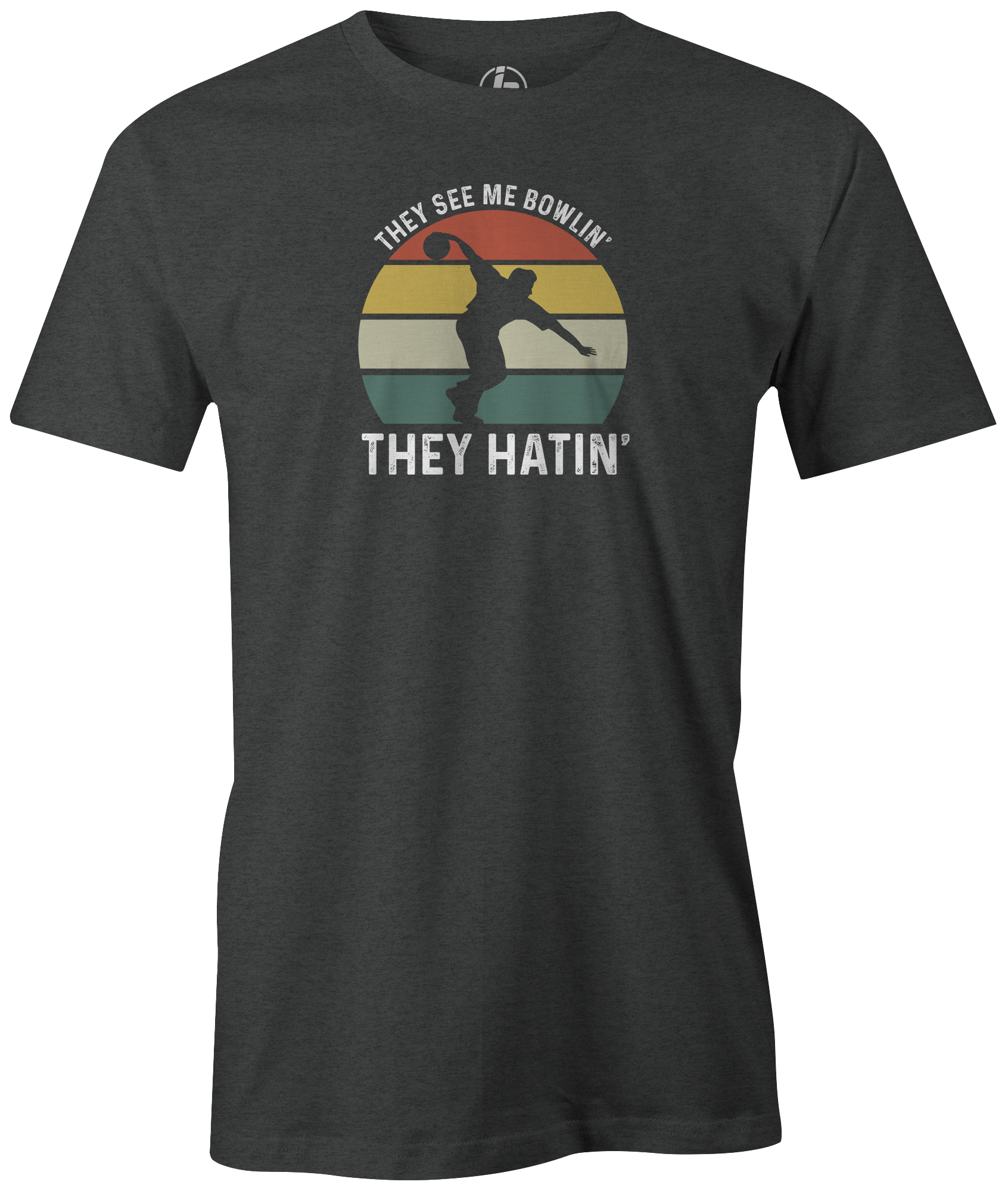 Funny Bowling Shirt - 'They See Me Bowlin' They Hatin'' Graphic Tee for Men & Women | Perfect for Bowling Parties, League Nights & Casual Wear