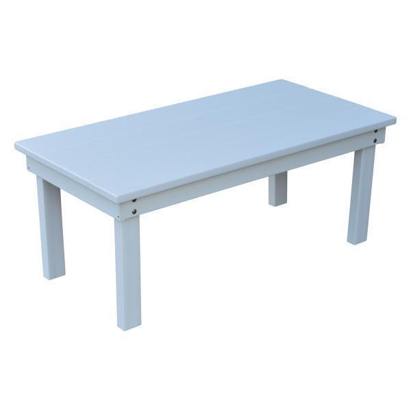 A & L Furniture Poly Hampton Coffee Table - Modern Living Room Centerpiece for Home Decor & Entertainment