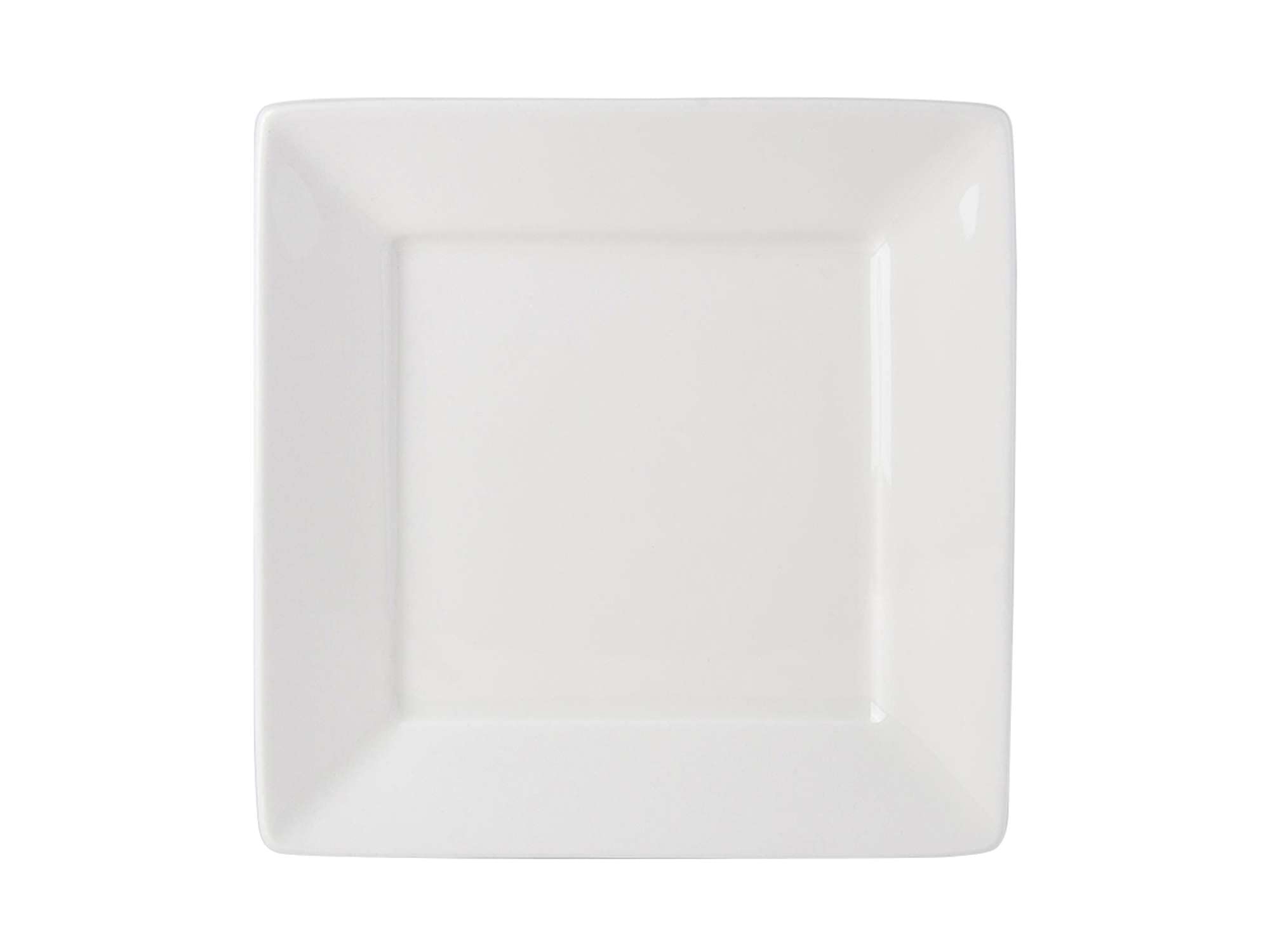Premium Tuxton Pearl White Wide Rim 8.5-Inch Square Plates - Set of 12 | Scratch & Chip Resistant | Lead & Cadmium Free | Dishwasher, Microwave & Oven Safe | Elegant Dinnerware for Restaurants, Catering & Home Entertaining