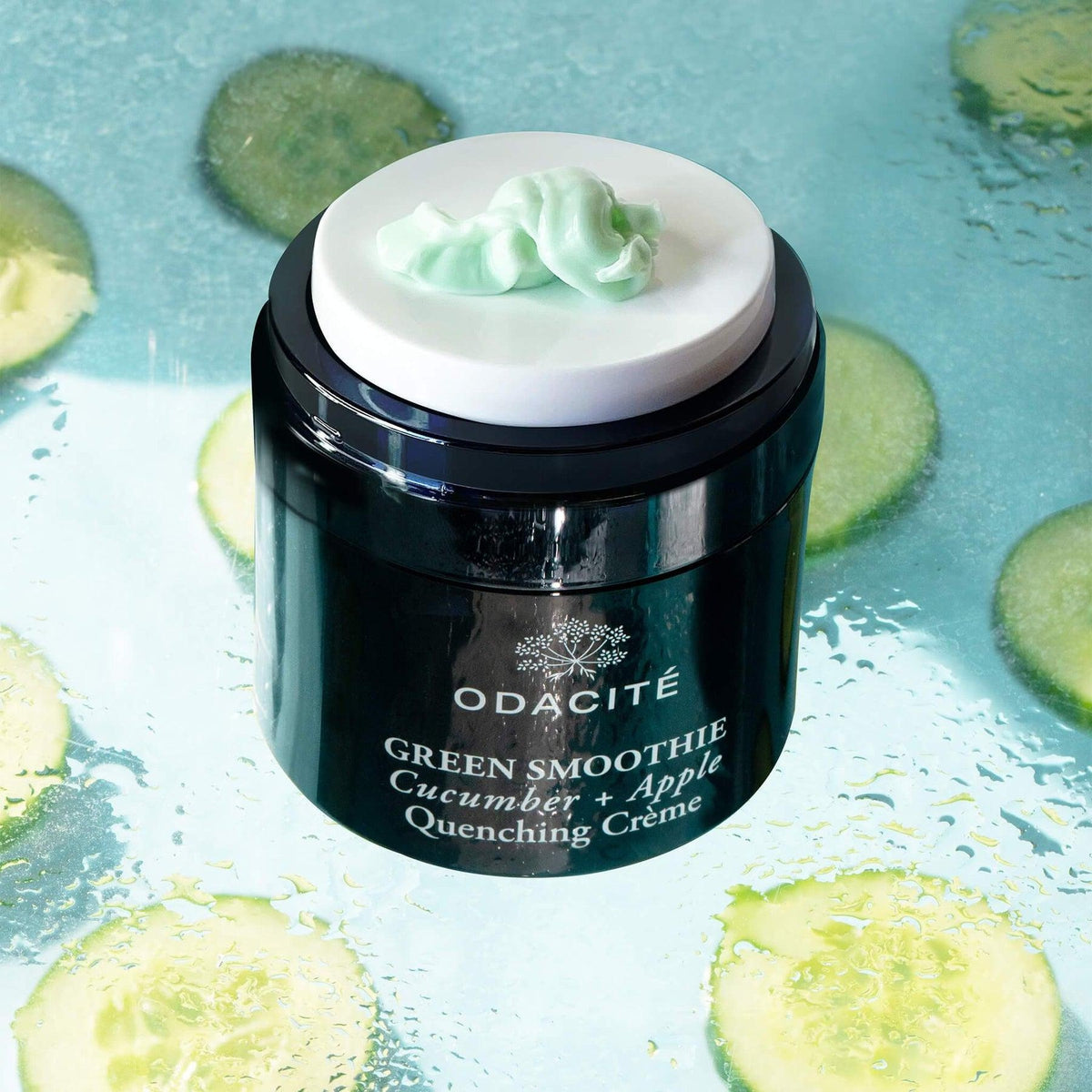Organic Green Smoothie Hydrating Face Cream - Vegan, Cruelty-Free Moisturizer for Dry & Sensitive Skin | Daily Skincare Routine, Post-Workout Hydration, Overnight Repair