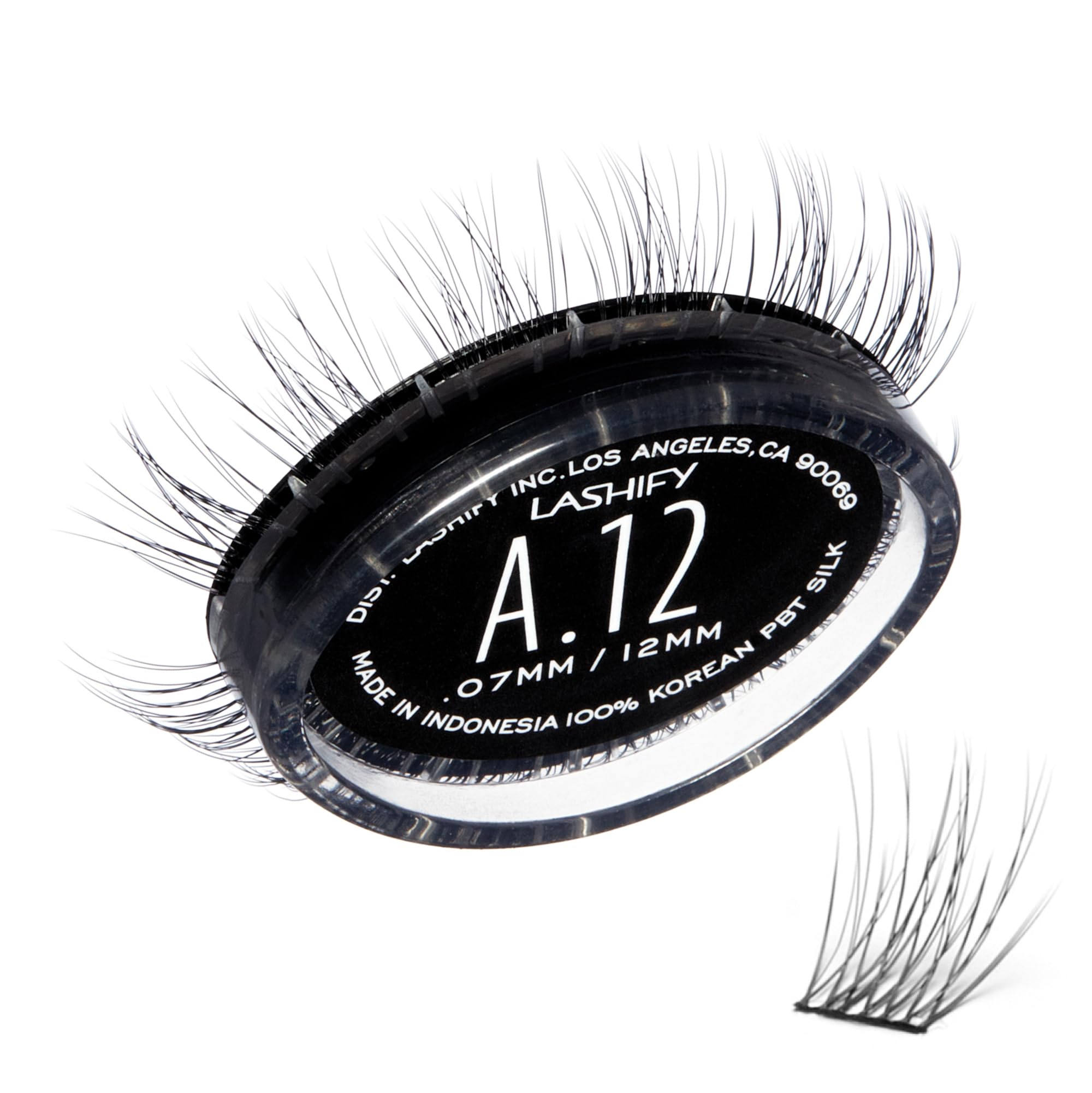 Lashify Control Kit - Complete DIY Eyelash Extension Starter Set with Amplify Gossamer Black 10mm & 12mm Lashes, Black Travel Case & Control Wand - Perfect for Home Use, Travel & Special Occasions