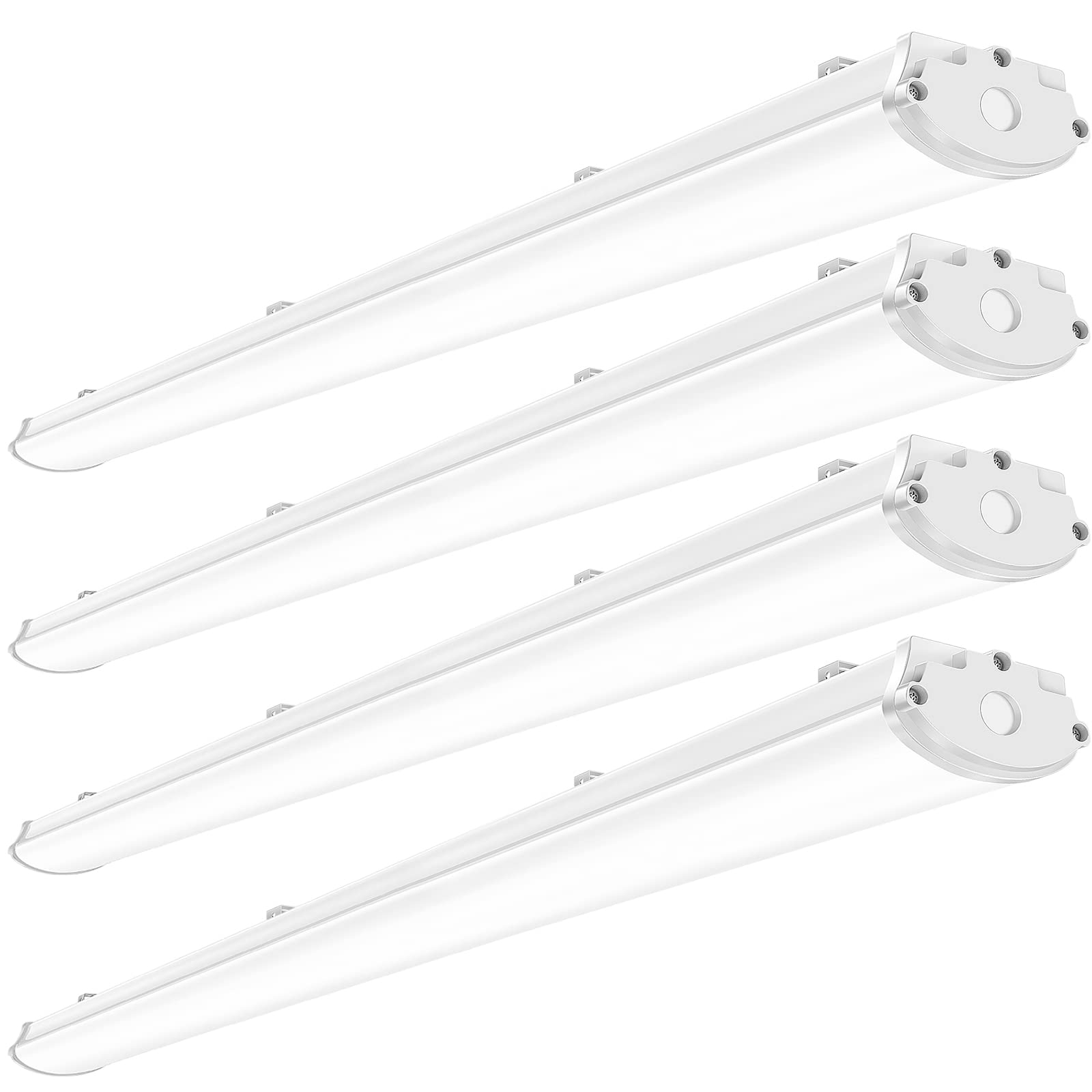 ANTLUX 8FT LED Vapor Tight Light Fixture - 100W 9000LM Waterproof Shop Light - IP67 Rated for Outdoor, Parking Garage, Carport & Car Wash - Energy Efficient Freezer Lighting - Plug-in Ready (4 Pack) - Perfect for Industrial, Commercial & Warehouse Use