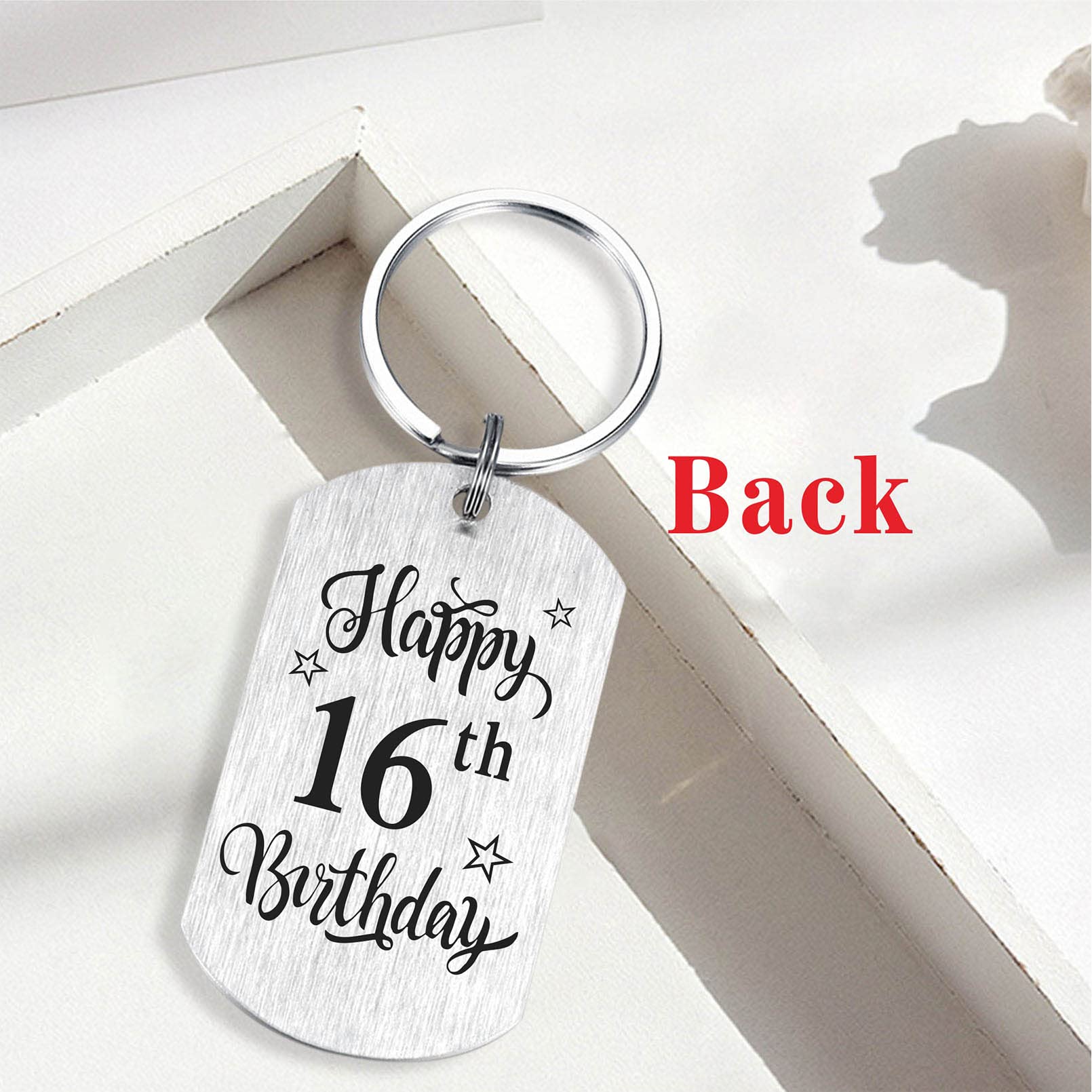 Alotozo 16th 18th 21st Birthday Keychain Gift for Women & Men - Perfect 16 18 21 Year Old Birthday Present for Girls & Boys | Great for Milestone Celebrations, Graduation Gifts & Special Occasions
