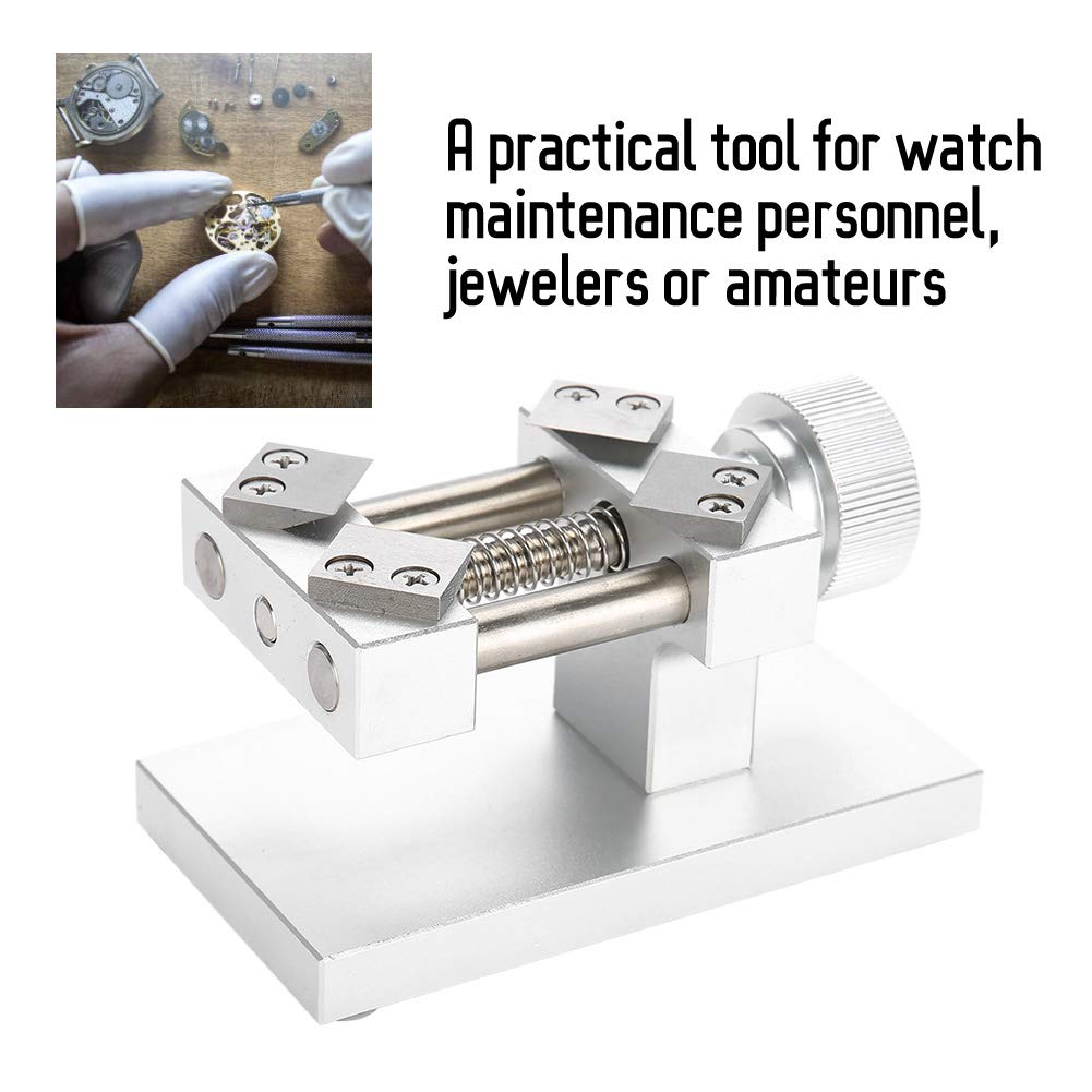 Professional Watch Bezel Opener & Back Case Removal Tool - Durable Watch Repair Accessory for Watchmakers (Silver) | Perfect for Watch Repair, Maintenance & DIY Watchmaking Projects
