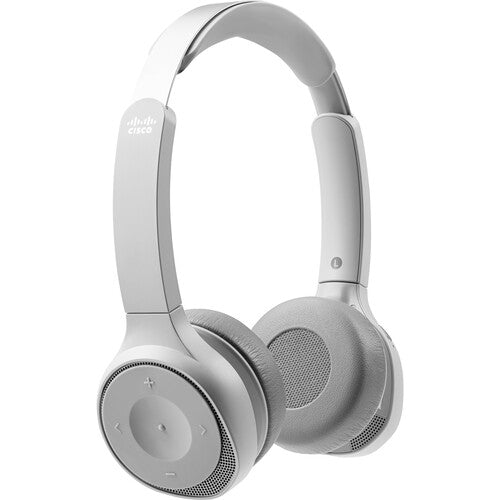 Cisco 730 Wireless Headset (Platinum) - Bluetooth Headphones with Noise Cancelling for Office, Gaming & Remote Work | Comfortable Over-Ear Design with Long Battery Life
