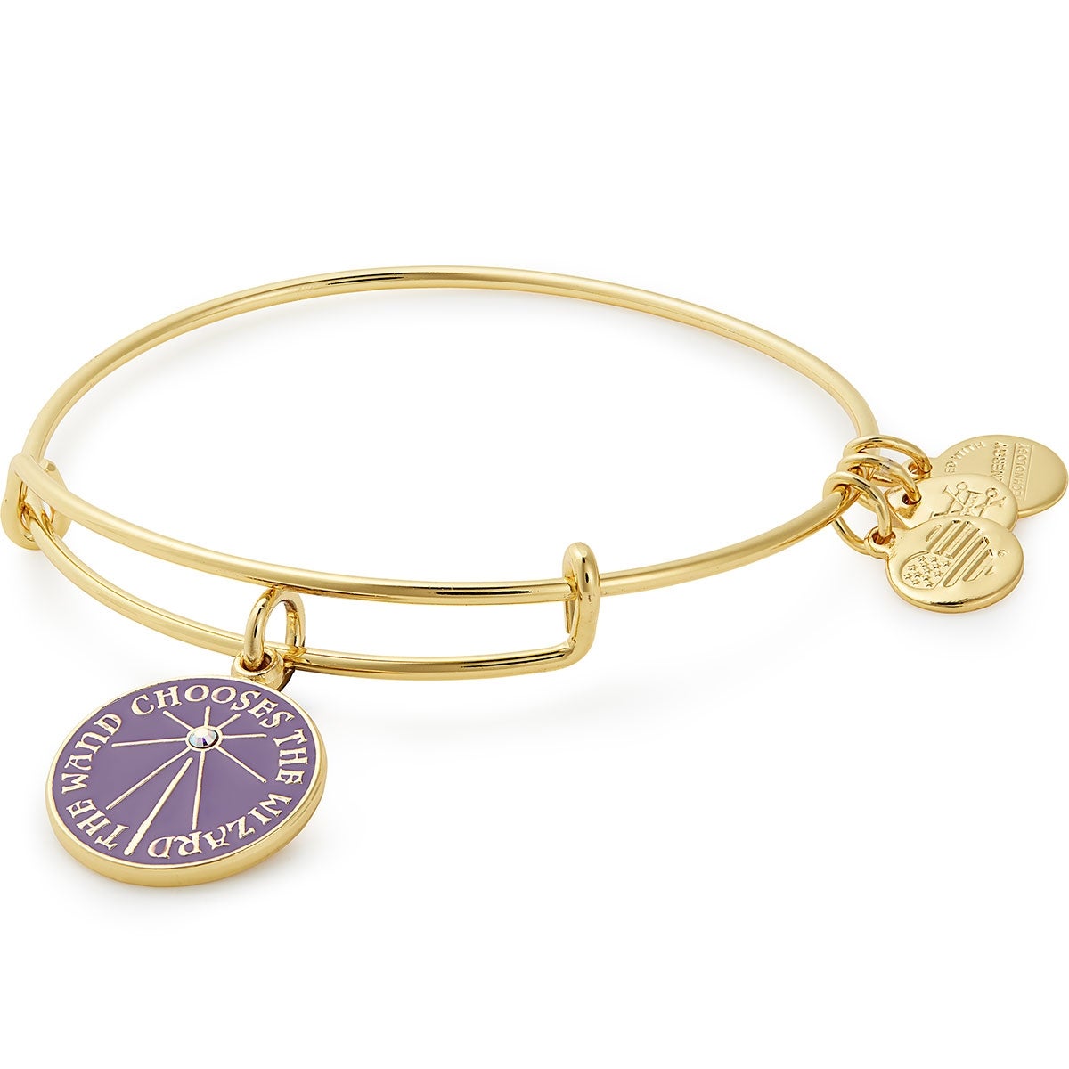 Harry Potter™ 'The Wand Chooses the Wizard' Charm Bangle - Official Wizarding World Jewelry for Cosplay, Collectors & Potterhead Gifts