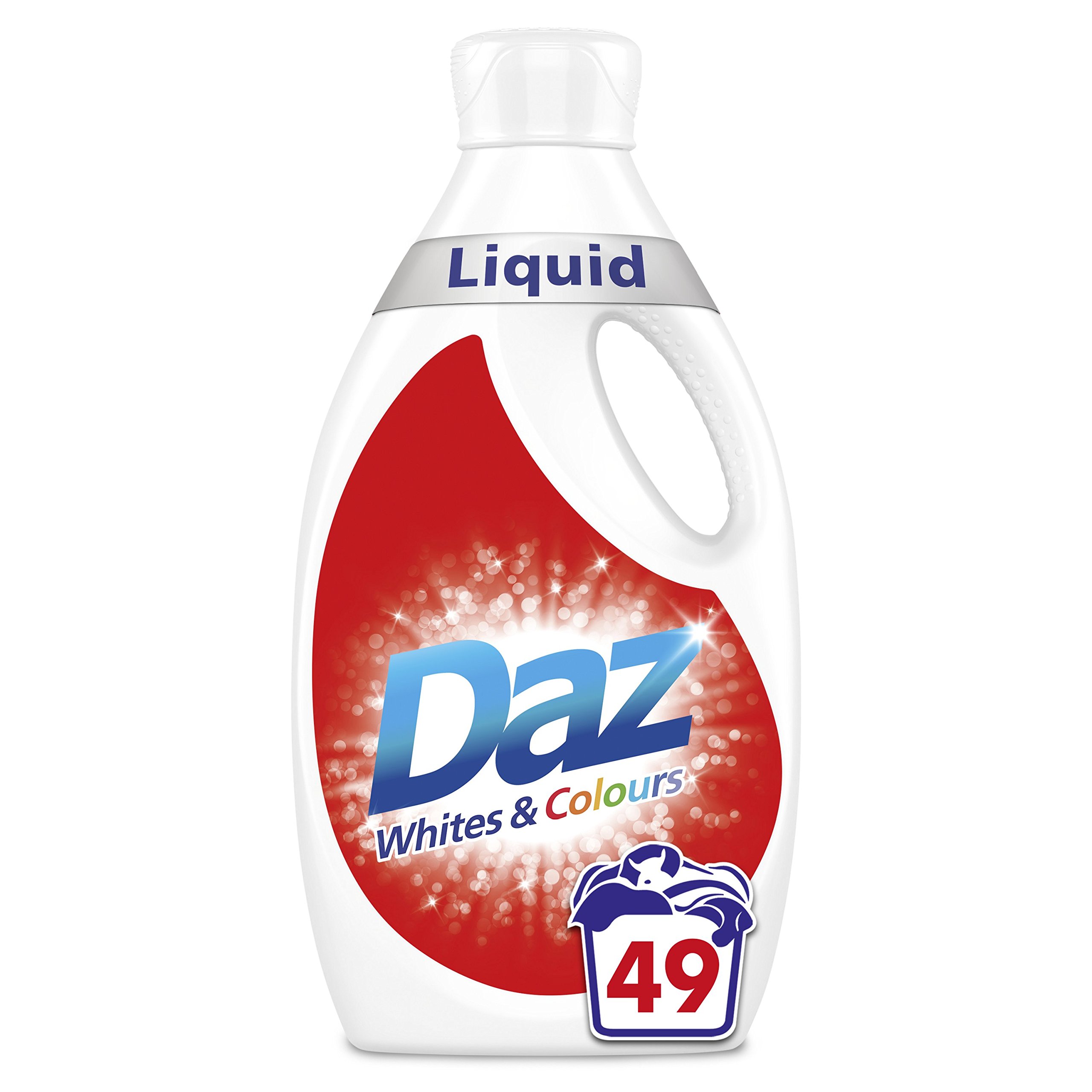 Best Washing Liquid for Whites & Colors - 49 Washes, 1.715L Laundry Detergent - Perfect for Family Laundry, Stain Removal & Fabric Care