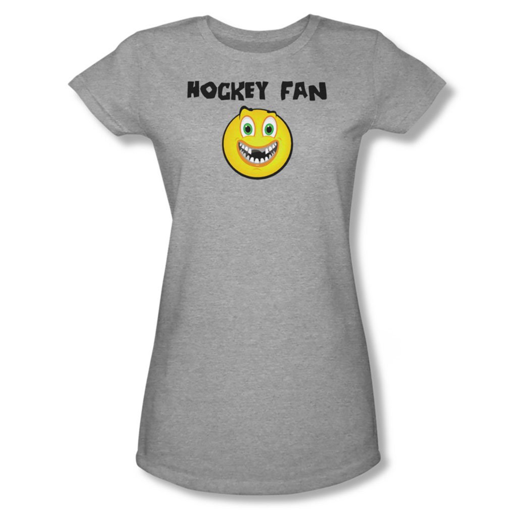 Juniors Heather Sheer Hockey Fan T-Shirt - Lightweight & Comfortable for Sports & Casual Wear