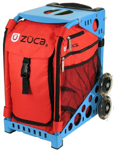 Zuca Bag Chili (Blue Frame) - Durable & Lightweight Rolling Backpack for Travel, School & Sports Gear | Perfect for Students, Athletes & Professionals
