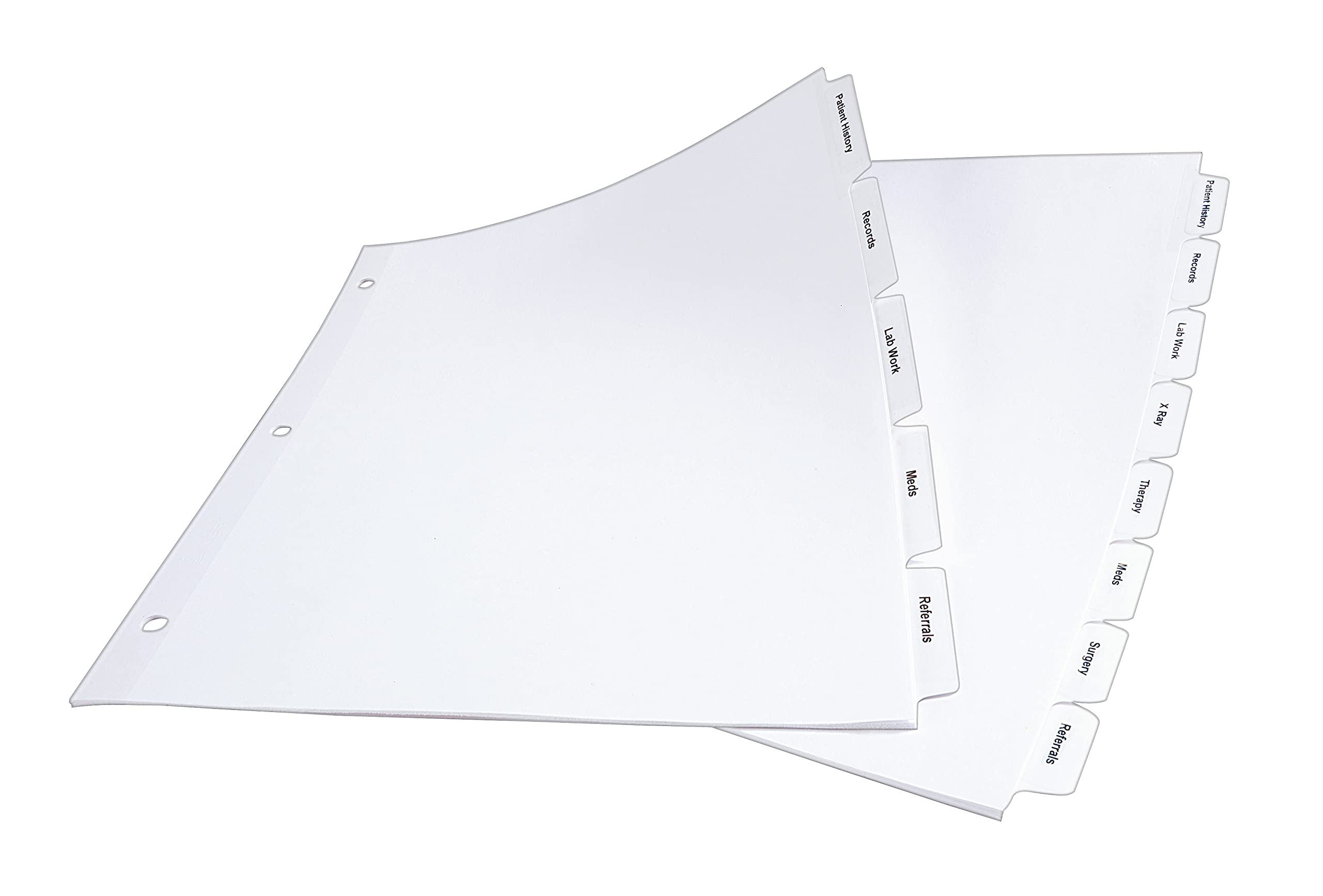 Avery 11582 Eco-Friendly Index Maker Dividers, 12-Tab, Letter Size, White, 5 Sets per Pack - Perfect for Office Organization, School Binders & Filing Systems
