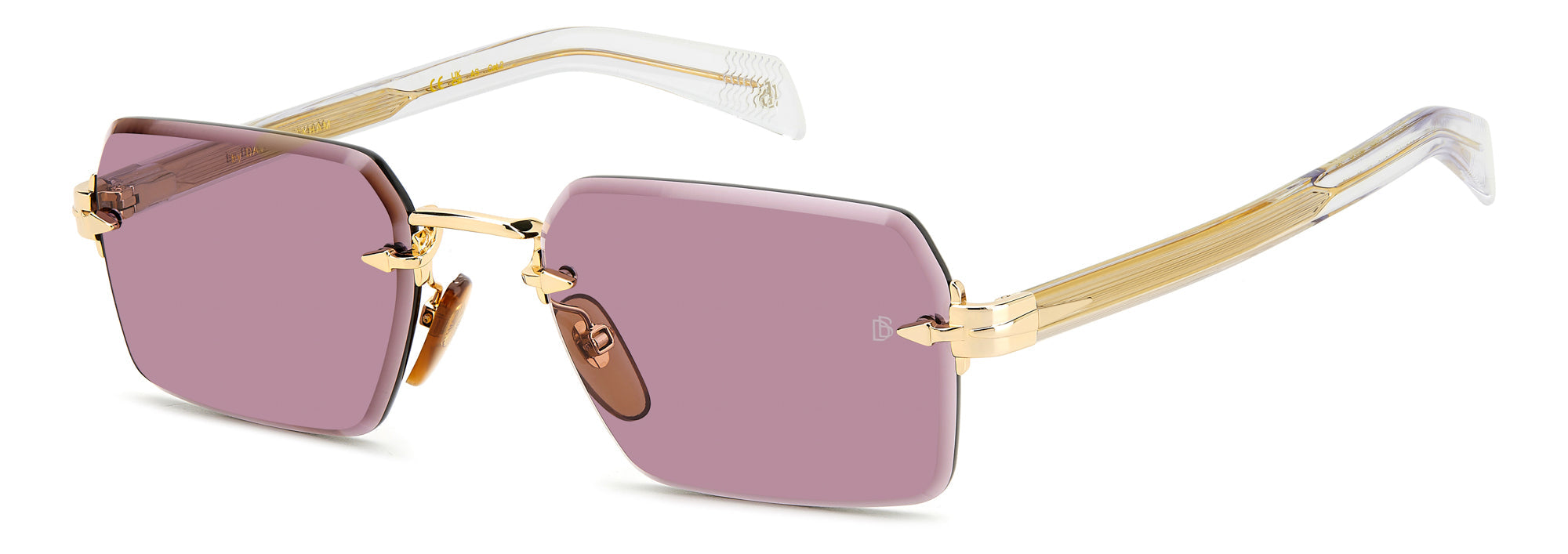 David Beckham DB7109/S Men's Sunglasses - Polarized UV Protection Aviator Style for Driving, Outdoor Sports & Fashion