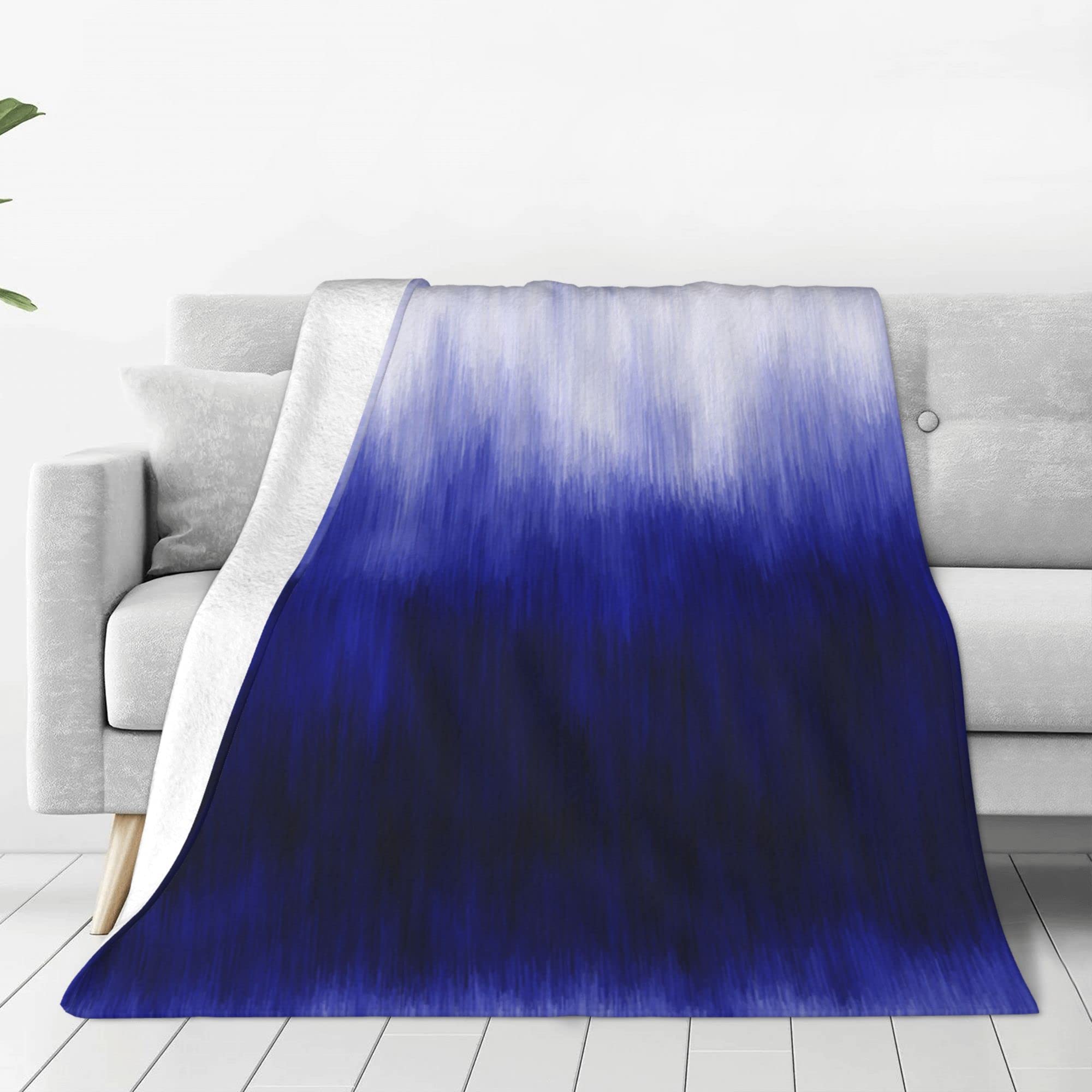 Soft Cozy Fleece Flannel Throw Blanket - All Seasons Tie Dye Bed & Couch Cover - Warm Fuzzy Decorative Blanket for Sofa, Bedroom & Evening Relaxation | Perfect for Netflix Nights, Camping & Winter Snuggles