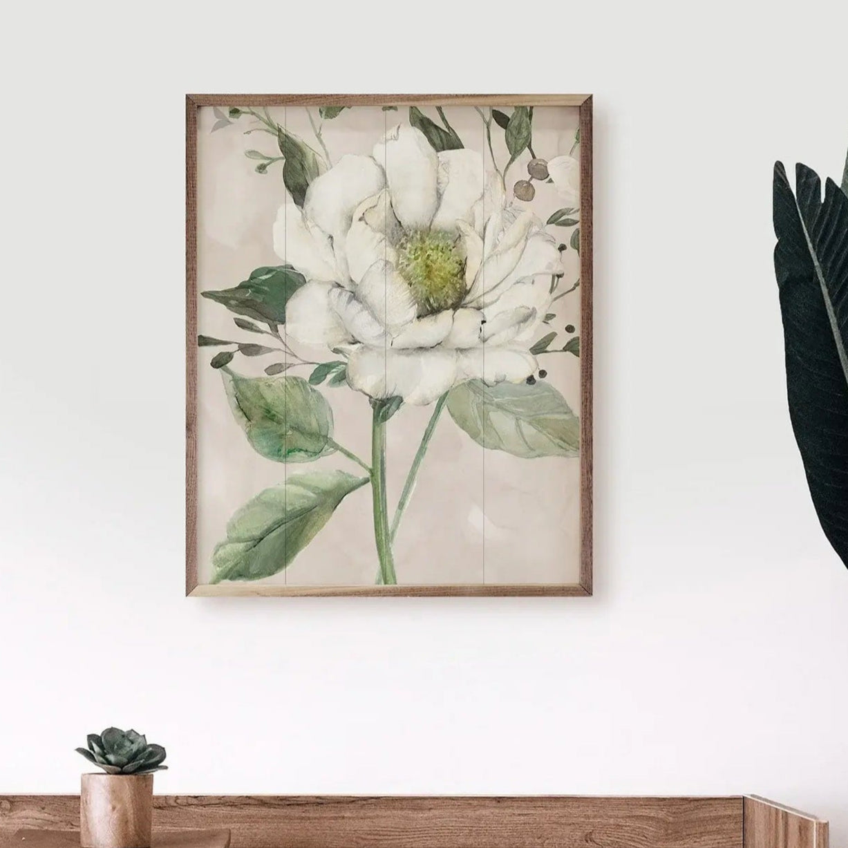 Elegant Wood Framed Wall Art Print for Home & Office Decor - Perfect for Living Room, Bedroom, and Gift Giving