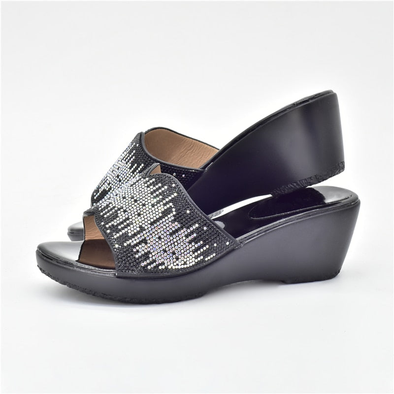 Women's Fashion Wedge Sandals - Comfortable Open Toe Summer Shoes for Beach, Vacation & Casual Outfits