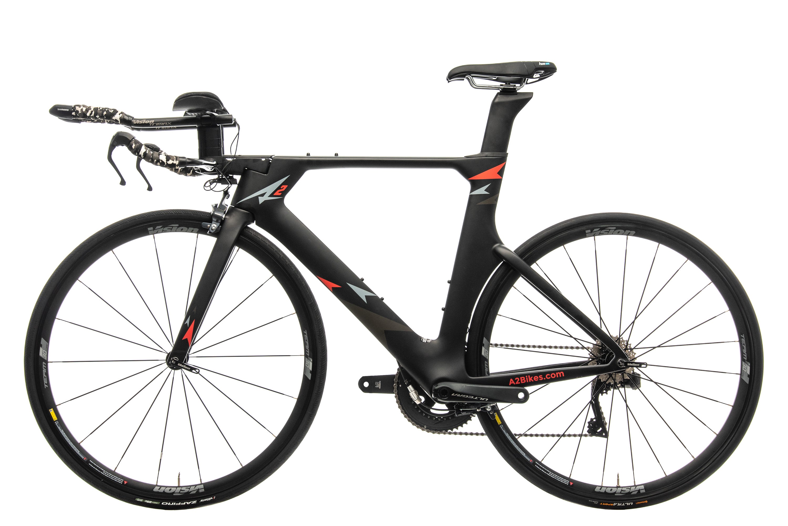 A2 Bikes Speed Phreak Triathlon Bike 2019 - Medium Frame | Fast & Lightweight Carbon Fiber Triathlon Bike for Competitive Racing & Endurance Training