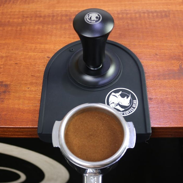 Rhinowares Self-Leveling Coffee Tamper - Perfect for Espresso, Barista & Home Brewing - Durable Stainless Steel Coffee Press for Professional & Home Use