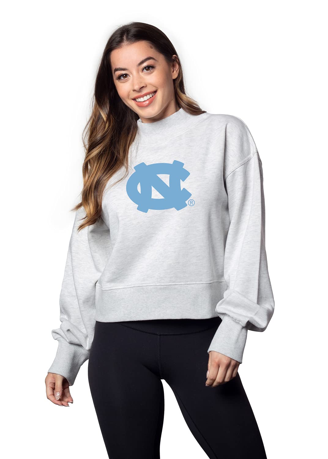 Chicka-D Women's Haily Sweatshirt - Cozy Fleece Pullover for Casual Wear, Lounge & Fall Outfits | Soft Comfortable Long Sleeve Tops for Women