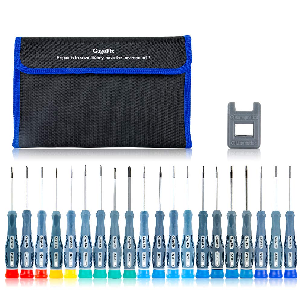 20-Piece Precision Screwdriver Set for Electronics Repair - Compatible with iPhone, Laptop, PC, Tablet, Gaming Console & Camera - Professional Tool Kit for DIY Maintenance & Small Device Fixing - Perfect for Home, Office & Tech Repair Shops
