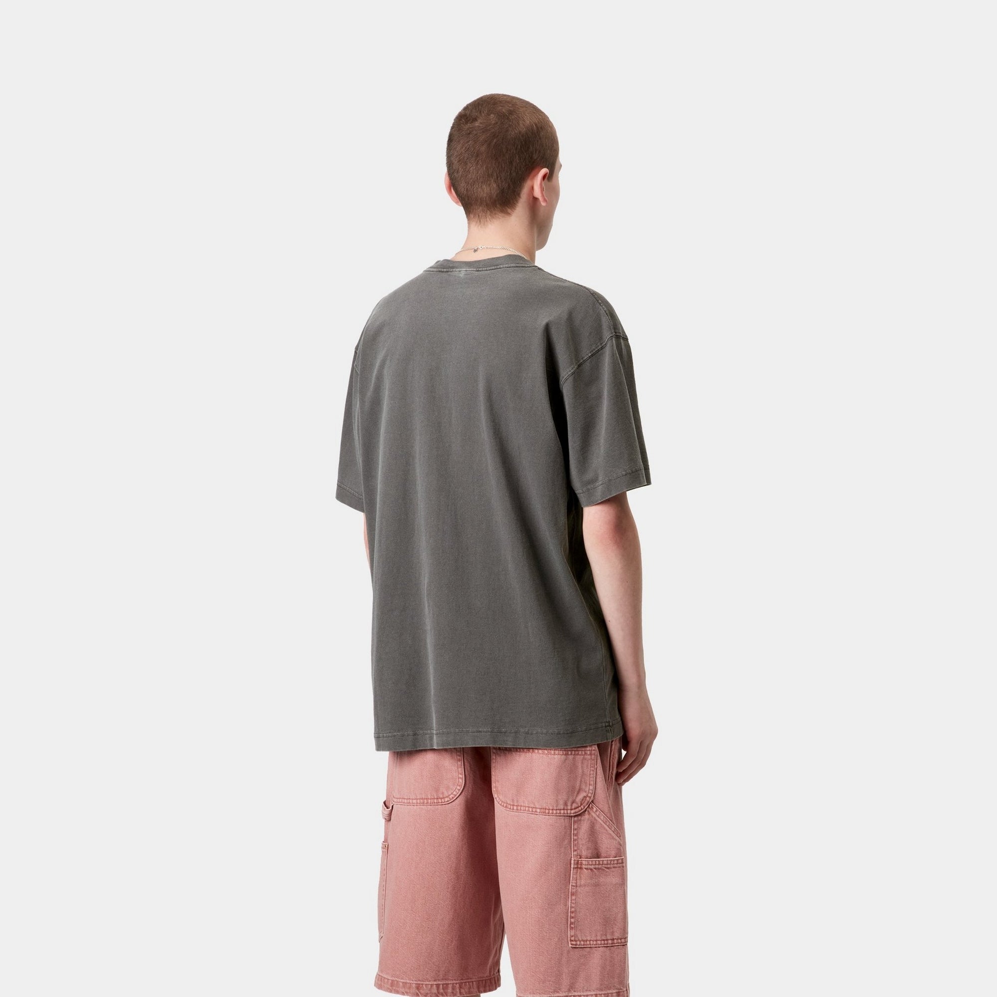 Nelson Graphite T-Shirt for Men - Comfortable Cotton Tee for Casual Wear, Gym & Everyday Outfits