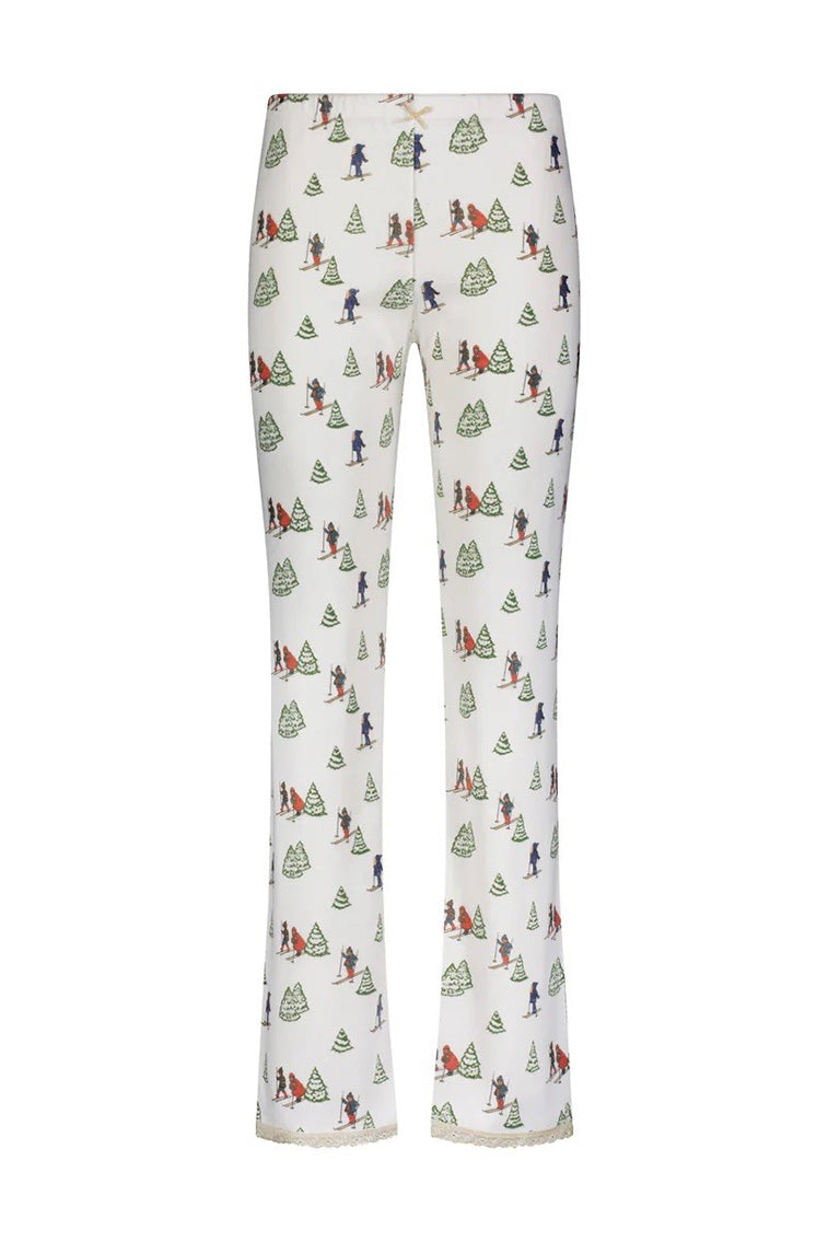Polka Dot Pajama Pants for Women - Soft Cotton Sleepwear Lounge Pants - Cute Dotted Print Pajama Bottoms for Relaxing at Home or Sleepovers