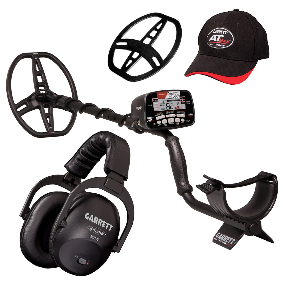 Garrett AT MAX Waterproof Metal Detector with Pro Pointer AT Z Lynk - Professional Gold & Treasure Hunting Kit for Beach, Field & Outdoor Adventures