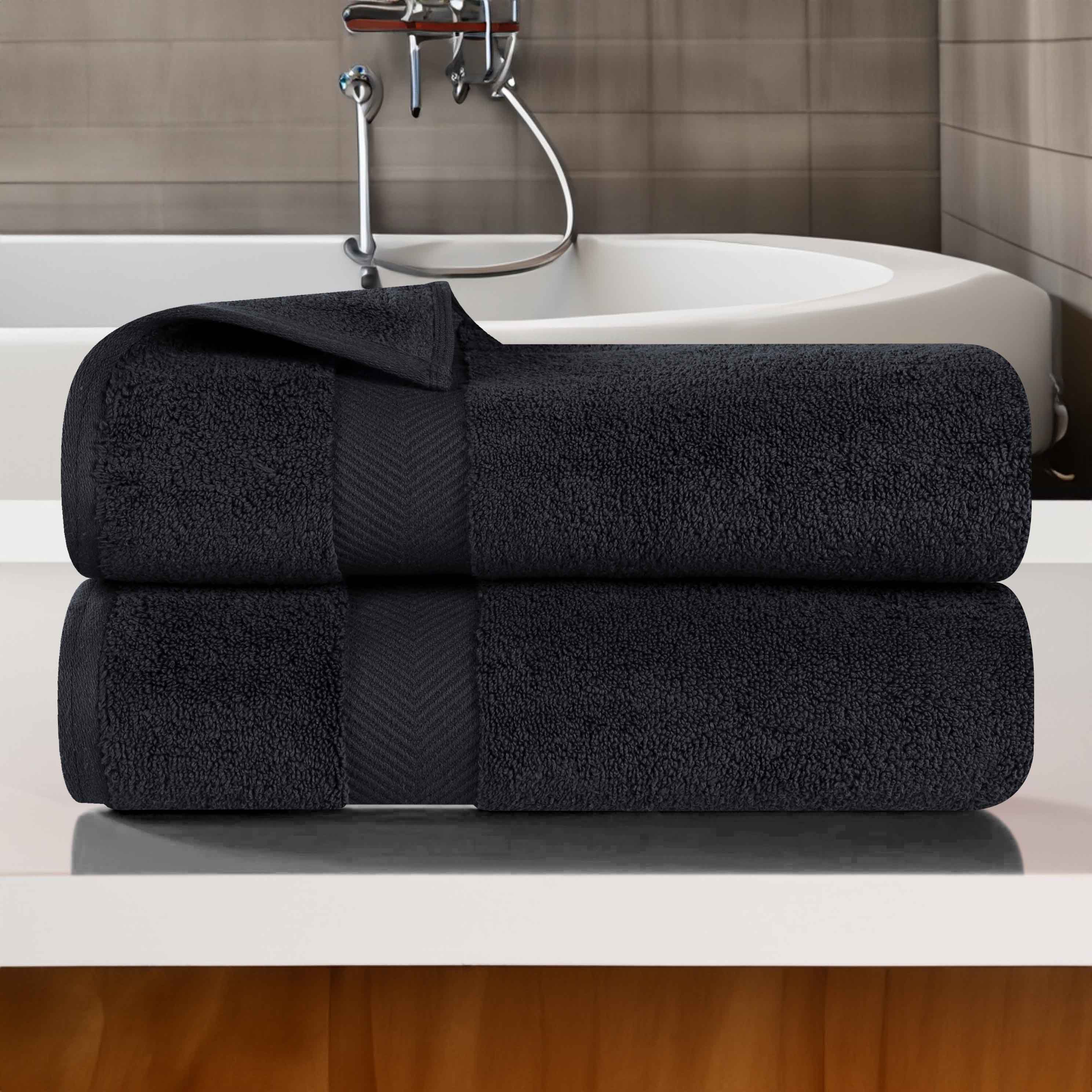 Premium Zero Twist Cotton 2-Piece Bath Towel Set - Ultra Soft & Absorbent for Spa, Gym & Luxury Bathroom Use