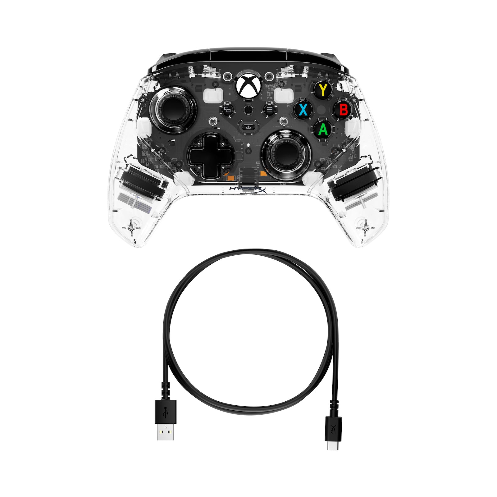 HyperX Clutch Gladiate RGB Gaming Controller for Xbox & PC - Wireless Gamepad with Customizable Buttons & Ergonomic Design - Perfect for FPS, Racing & Action Games
