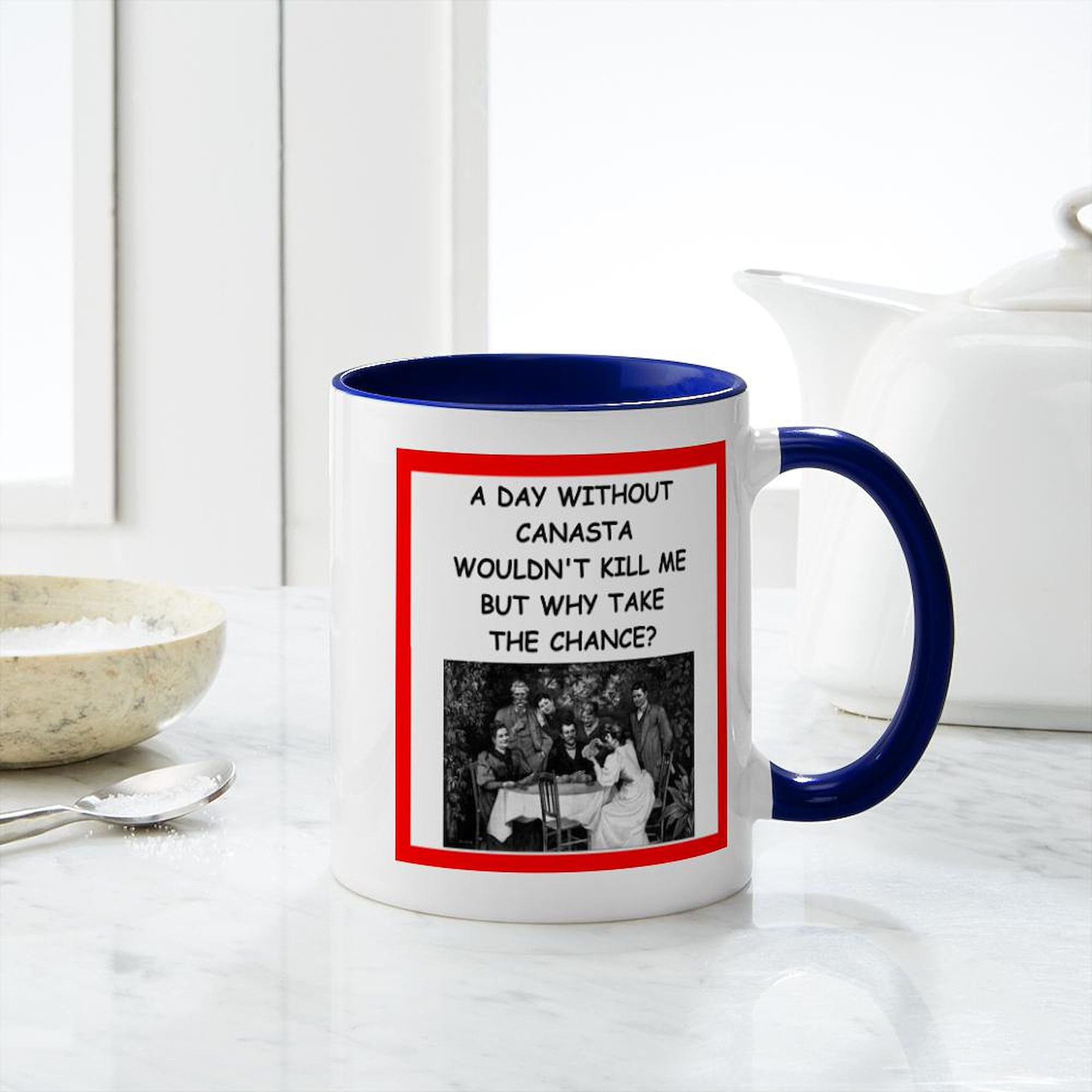 **11 oz Ceramic Coffee Mug - Insulated Canasta Design for Hot & Cold Drinks - Perfect for Home, Office, or Gifts**