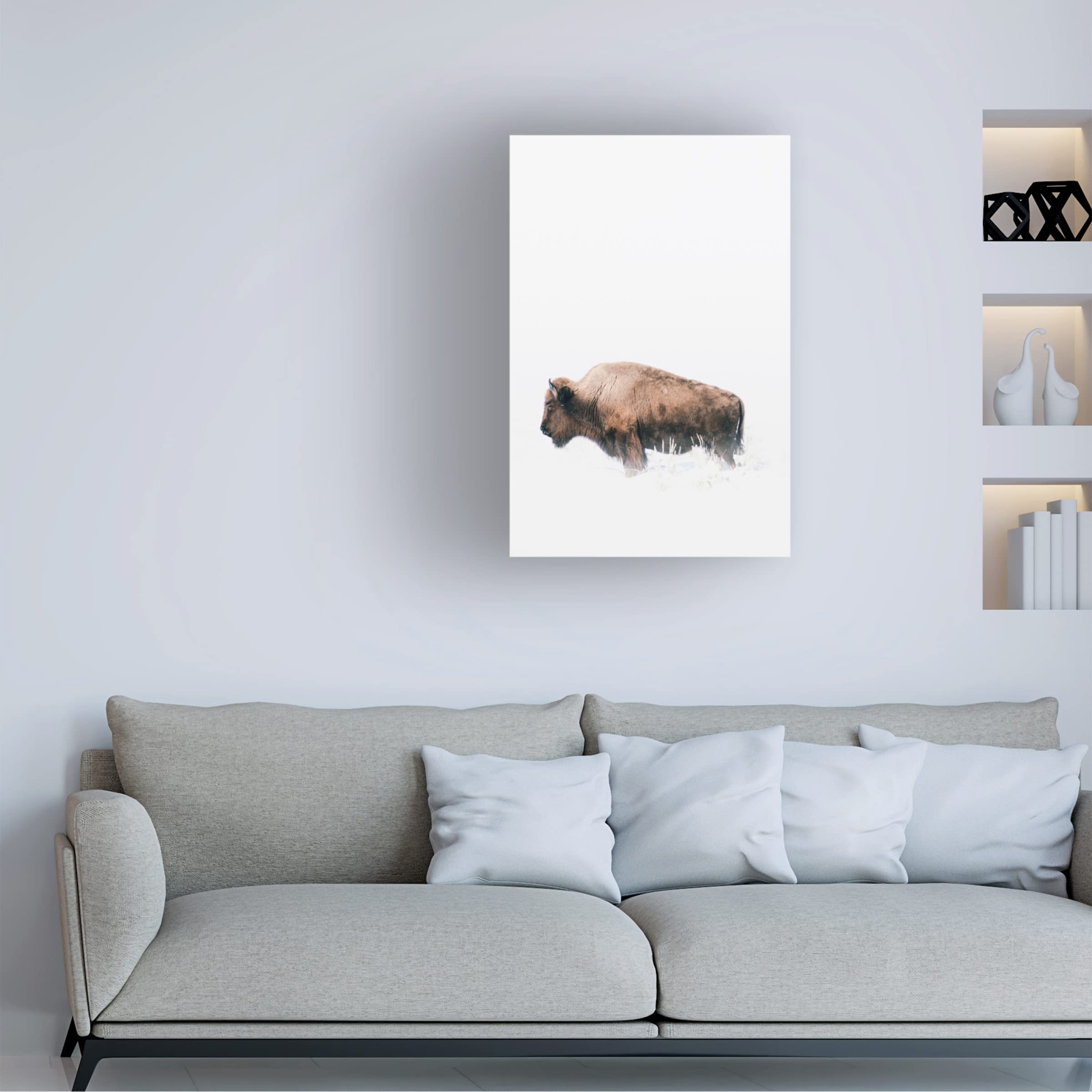 Annie Bailey Art 'Waiting' Canvas Wall Art Print - Elegant Home Decor for Living Room, Bedroom & Office | Trademark Fine Art Collection
