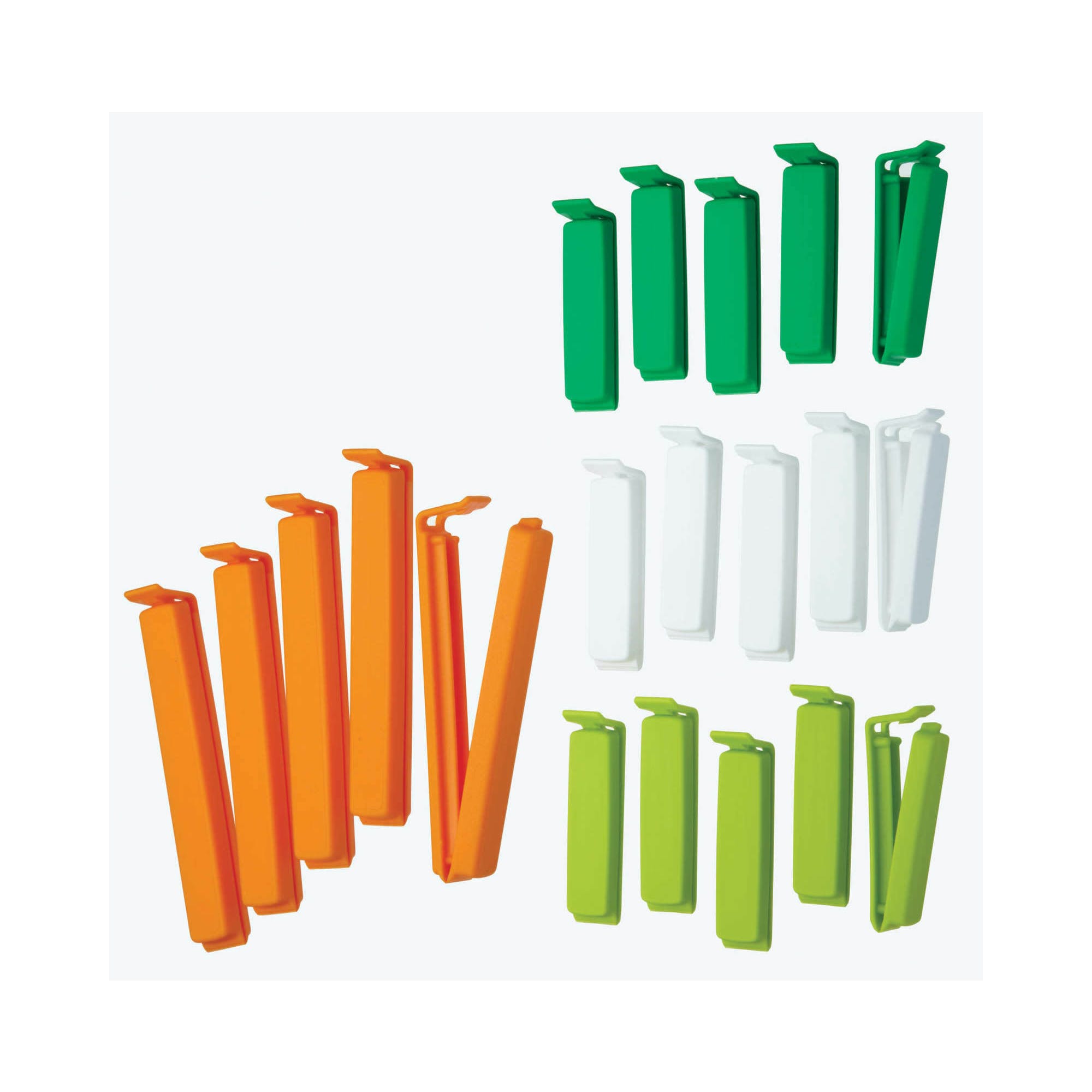 20 Pack Strong Plastic Bag Clips for Food Storage, Kitchen Organization & Snack Sealing - Multi-Purpose Clips for Chips, Cereal, Bread Bags & More