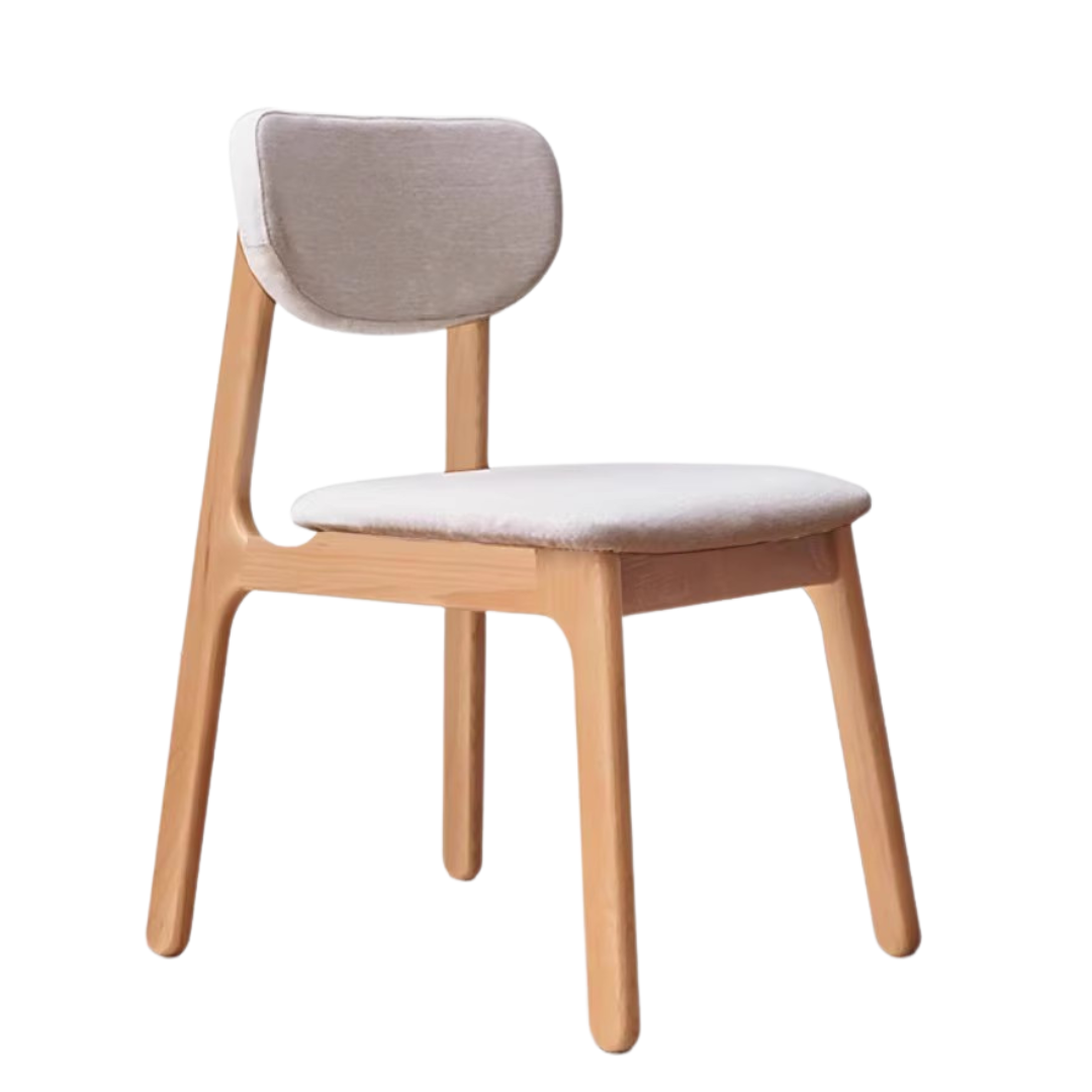 4-Piece Solid Wood Dining Chair Set - Oak, Ash & Black Walnut - Perfect for Kitchen, Dining Room & Farmhouse Decor