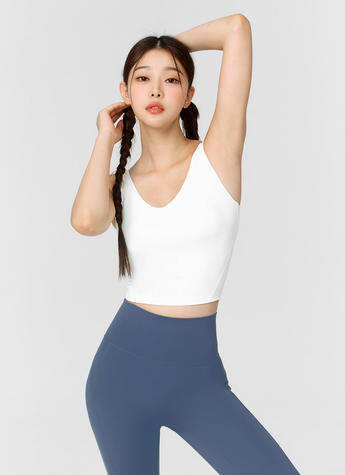 Black Label Signature V-Neck Crop Top for Women | Trendy Casual & Party Wear | Perfect for Summer Outfits, Beach Vacations & Night Out