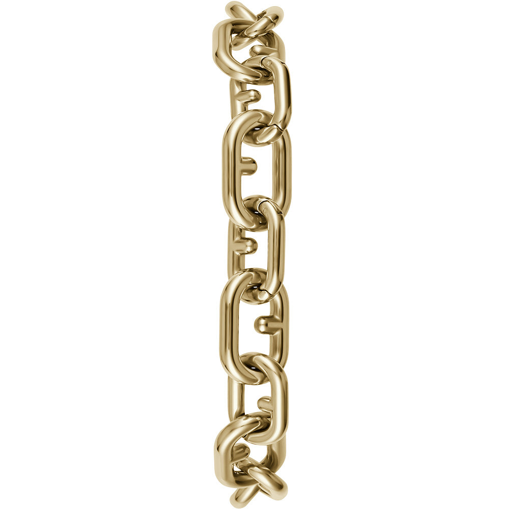 Furla WW00027003L2 Women's Gold-Tone Chain Bracelet - Elegant Fashion Jewelry for Daily Wear & Special Occasions
