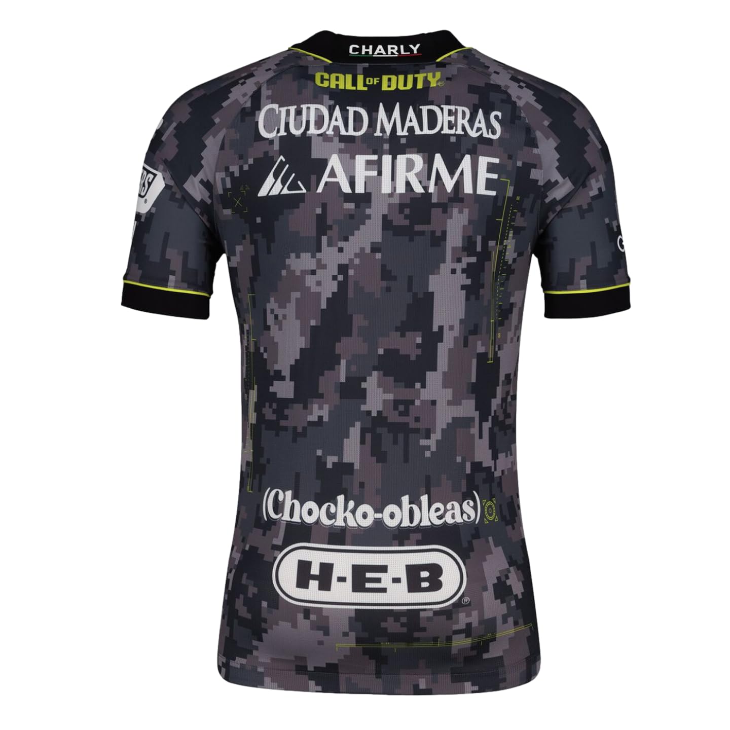 Charly x Call of Duty 23/24 Special Edition Soccer Liga MX Third Jersey - Official Licensed Gaming & Football Fan Gear for Men - Perfect for Game Nights, Match Days & Esports Events