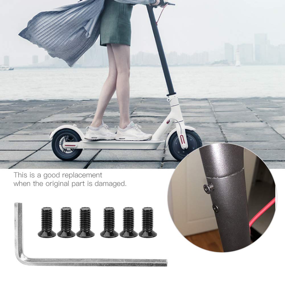 Keenso 10 Pcs M365 Electric Scooter Forehead Screw Replacement Kit with Screwdriver Set - Perfect for Xiaomi M365 Scooter Repair & Maintenance Accessories | DIY Fixing, Home Garage Tool Kit