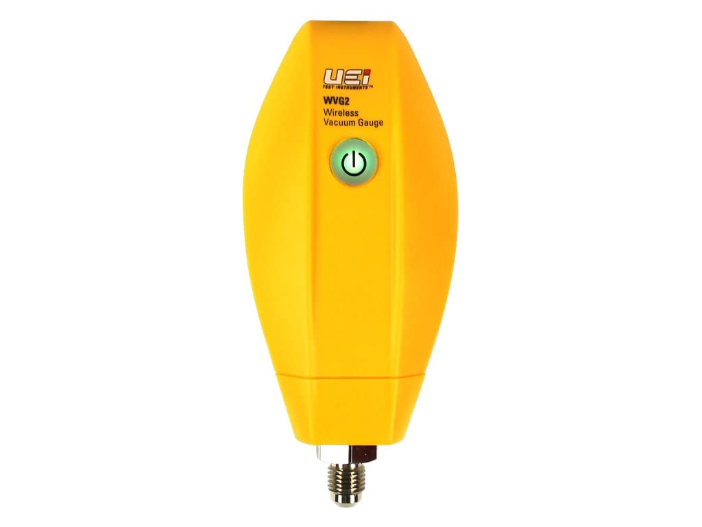 UEi WVG2 Wireless Vacuum Gauge Probe - Digital HVAC Refrigerant Manifold Gauge Set for AC System Diagnosis & Maintenance | Perfect for Automotive & Home HVAC Technicians