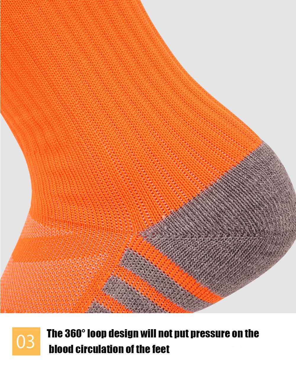 **Breathable Non-Slip Soccer Socks for Kids, Youth & Adults - Comfortable Football Sports Socks for Men - Perfect for Training, Matches & Casual Wear**