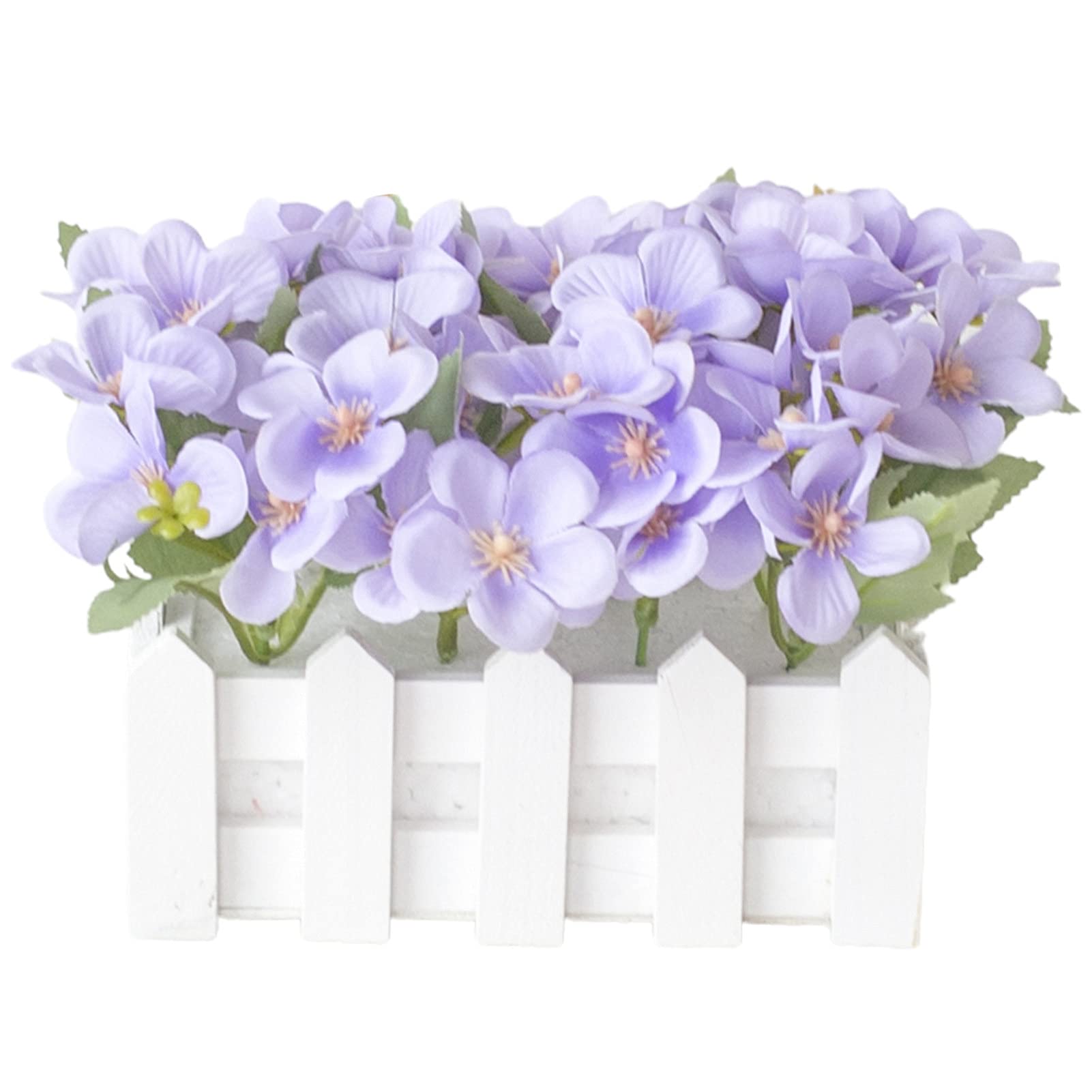 NUZYZ Artificial Fake Flowers - European Style Decorative Flower Pot, No Water Needed, Fade-Resistant, Home Decor, Simulation Plant Pot for Living Room, Bedroom & Office