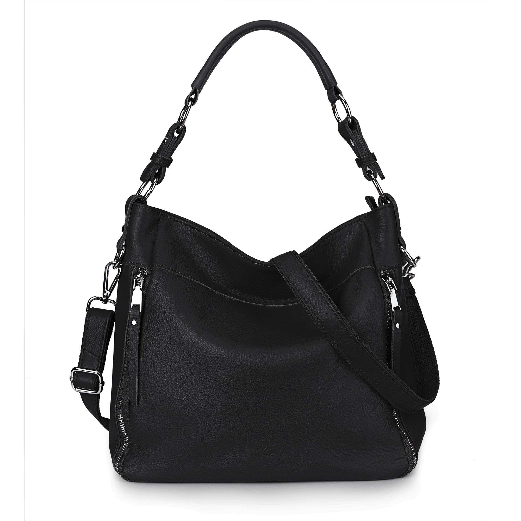 YALUXE Genuine Leather Shoulder Bags for Women - Stylish Hobo Handbags & Crossbody Purses - Perfect for Work, Travel & Everyday Use