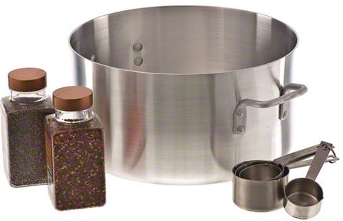 Update International (APSA-POT) 20 Qt Stainless Steel Commercial Pasta Cooker Pot - Perfect for Restaurants, Catering & Large Batch Cooking