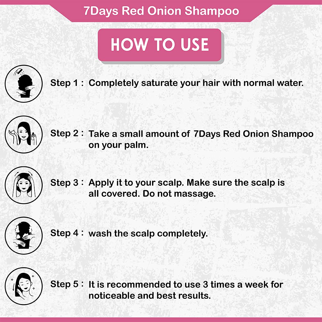 Kisra 7 Days Black Seed & Red Onion Hair Growth Oil & Shampoo Combo Set (100ml Each) - Ultimate Hair Care Kit for Thicker, Stronger Hair - Perfect for Daily Use & Scalp Treatment
