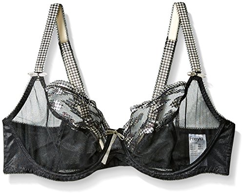 Freya Women's Plunge Push Up Bra - Sexy Lace Underwire Bra for Deep Neckline Dresses | Perfect for Date Night, Evening Wear & Special Occasions