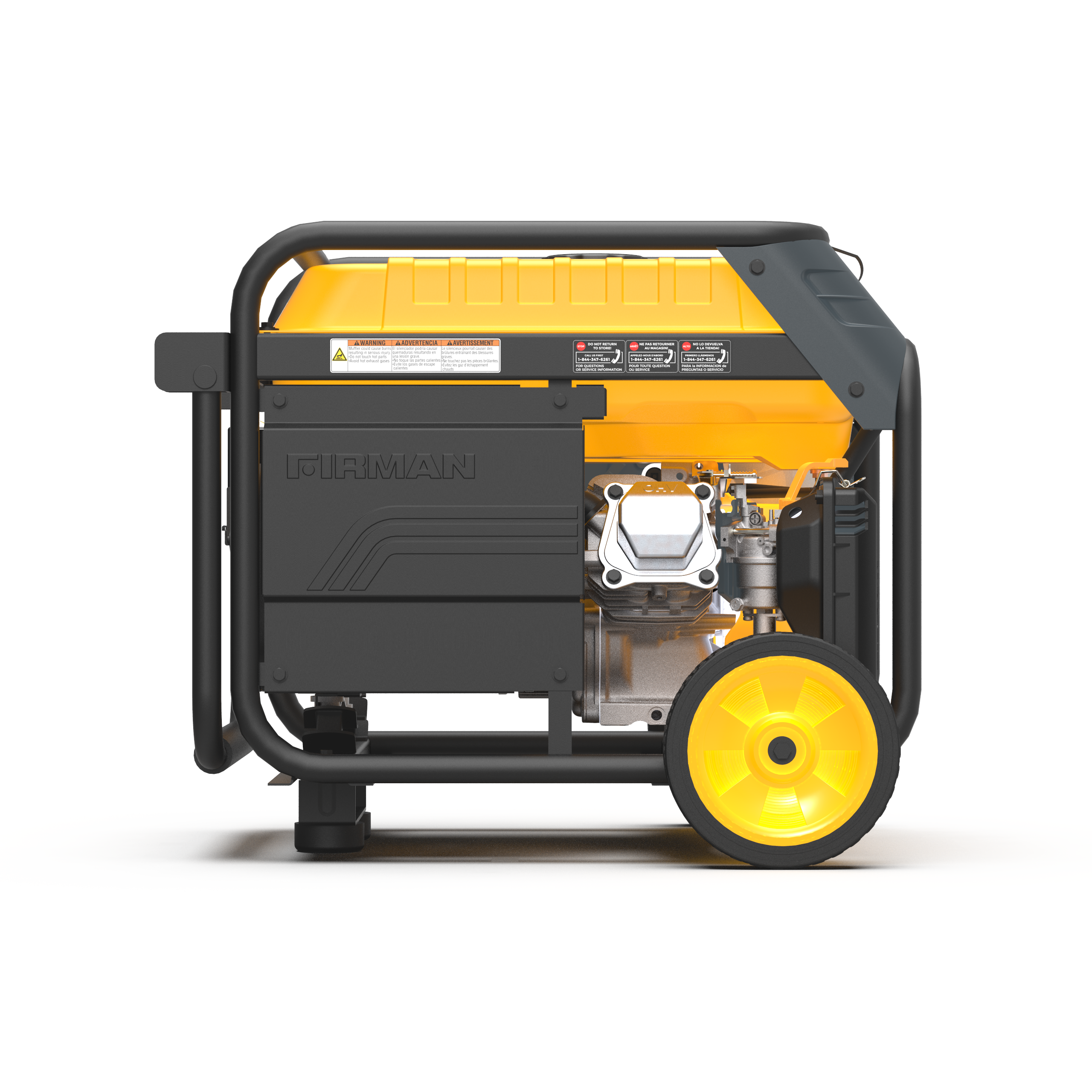 Dual Fuel Portable Generator 4550W/3650W with Recoil Start - Perfect for Camping, Home Backup & Outdoor Power Needs