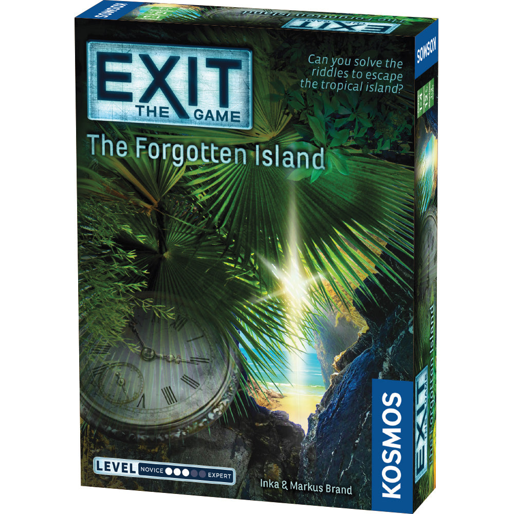 EXIT: The Forgotten Island - Escape Room Board Game | Adventure Puzzle for Adults & Teens | Perfect for Family Game Nights & Team Building Activities