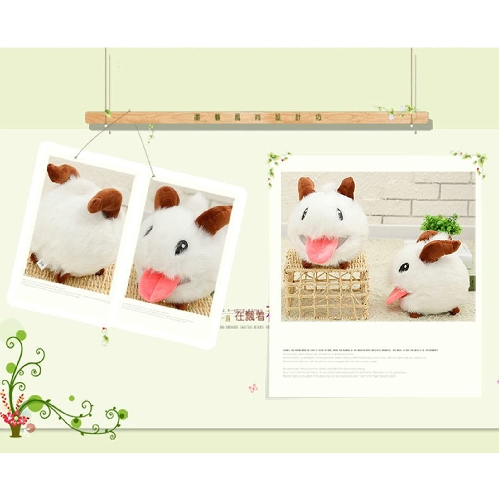 Cute Poro Plush Toy - Soft Stuffed Animal Doll for Kids, Ice Festival Collectible, Home & Bedroom Decor, Perfect Gift for Children - Great for Cuddling, Playtime, and Themed Parties