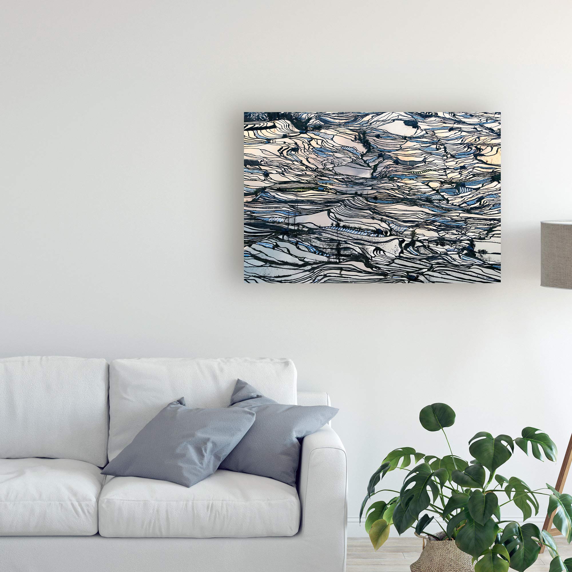 George Doupas Earth Carpet Art Print - 30x47 Inch Wall Decor for Living Room, Bedroom & Office | Trademark Fine Art Collection | Modern Home Decor & Gift Idea